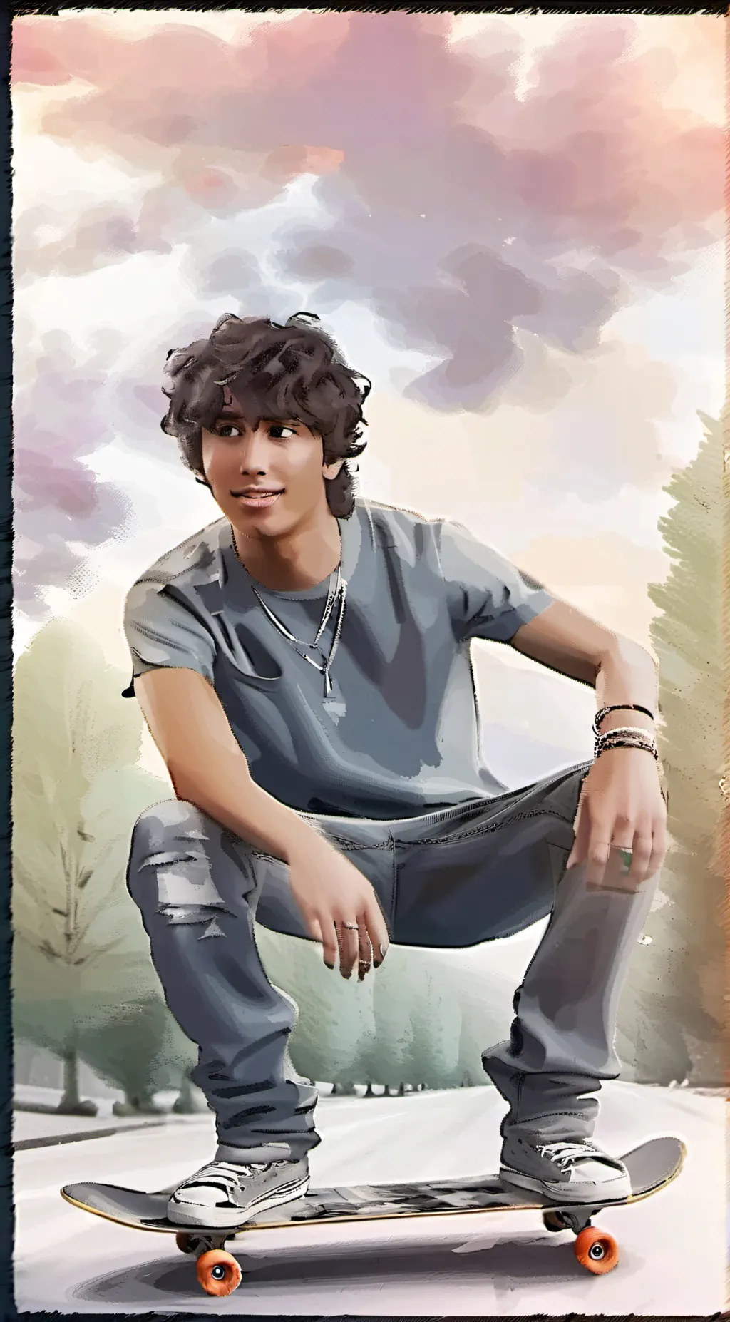 ai character: Ethan Morales  background