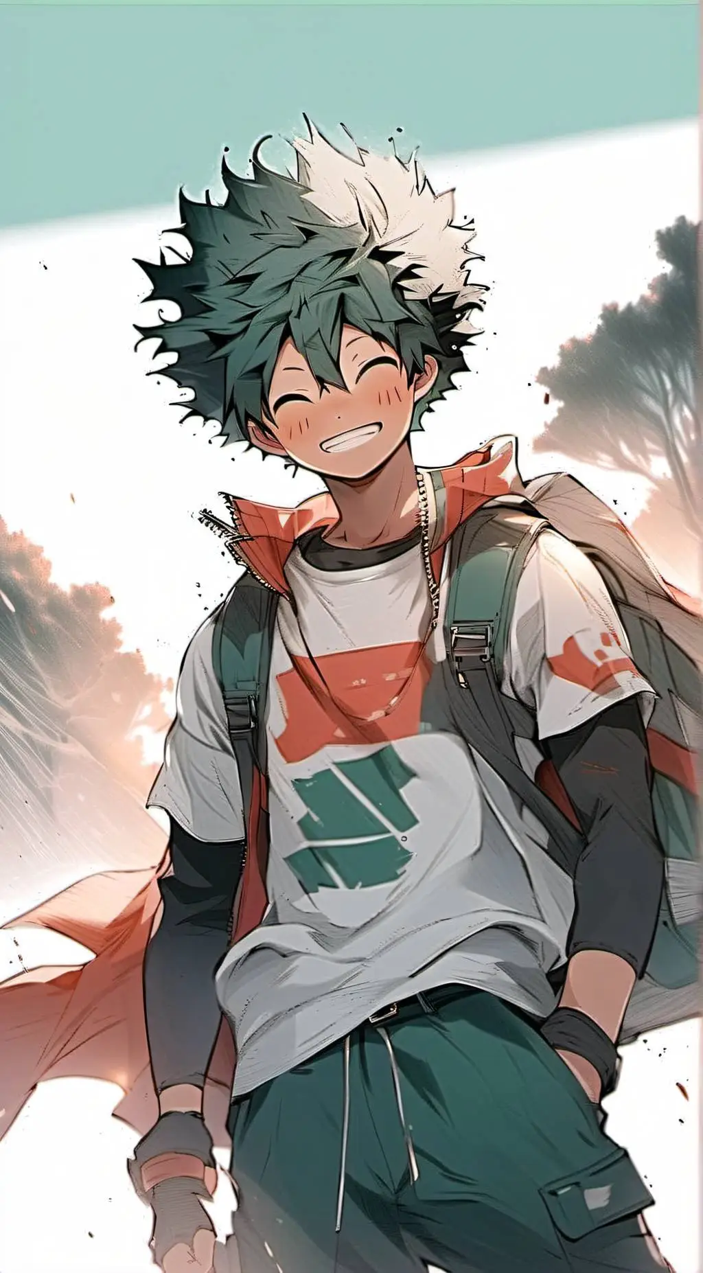 ai character: Mha entrance exam background
