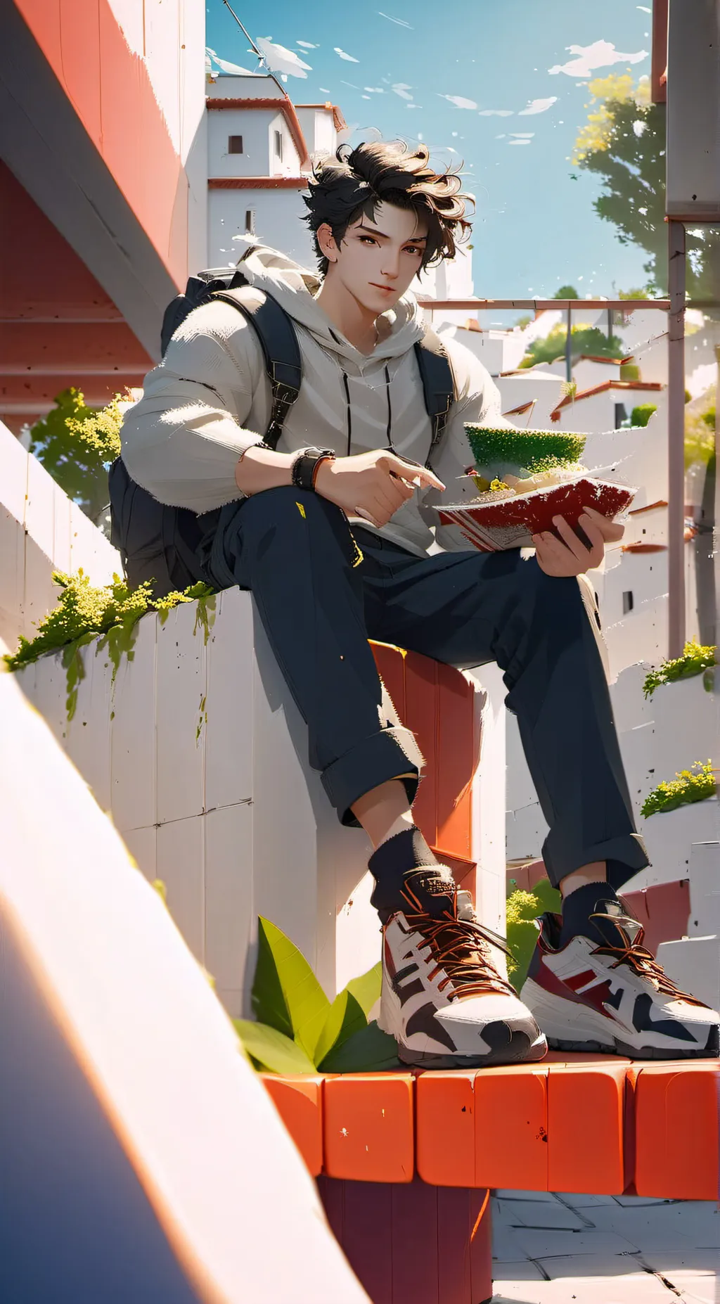 ai character: hannah  background