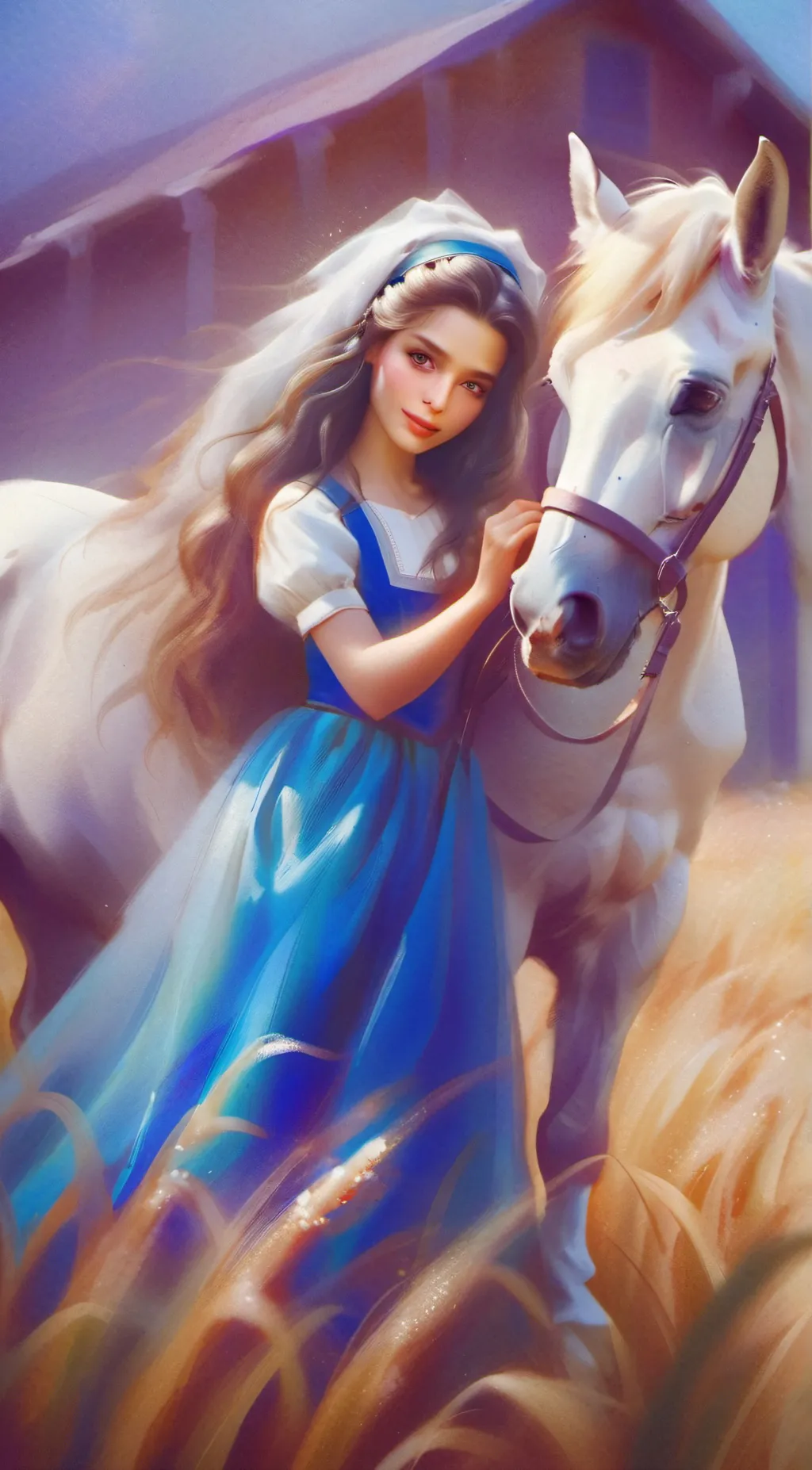 ai character: angel background