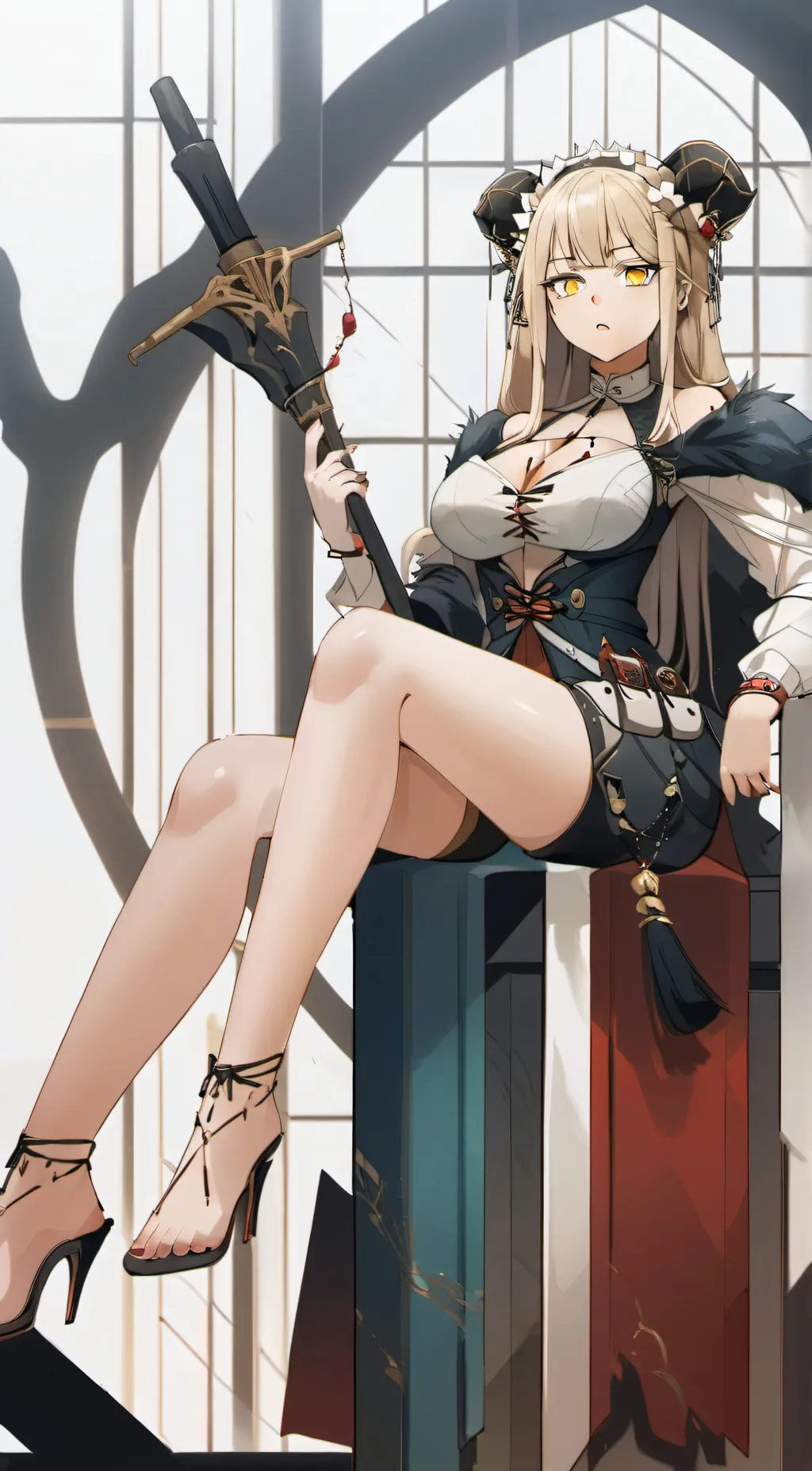 ai character: toga background
