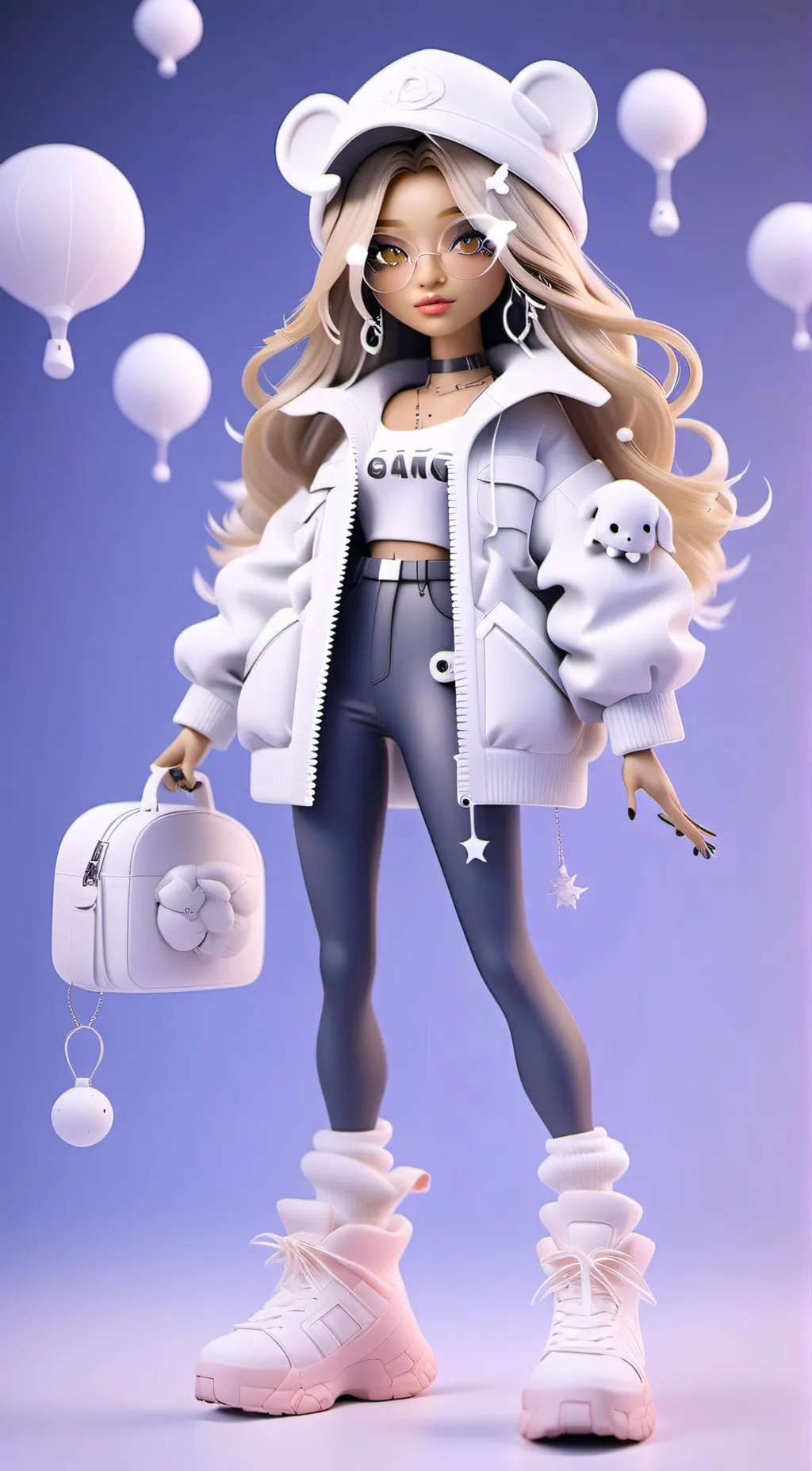 ai character: Zonnique background