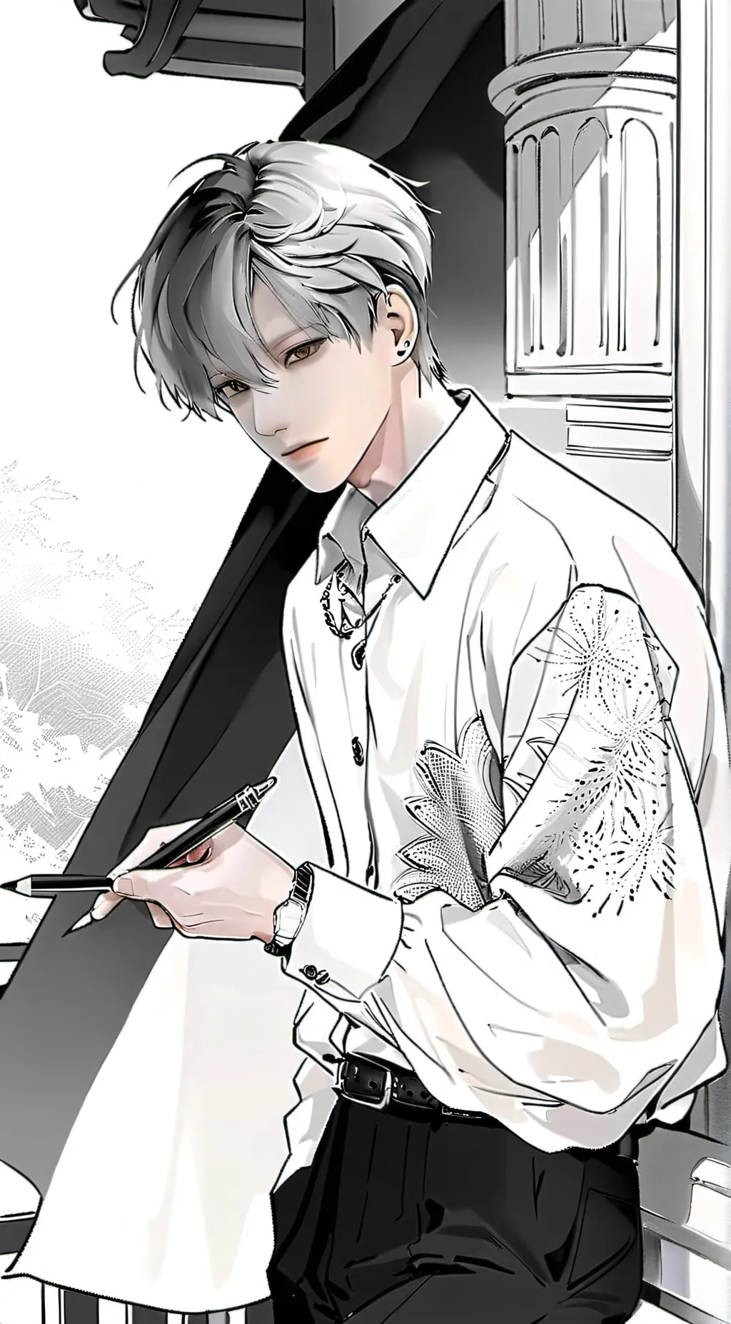 ai character: Adrian background