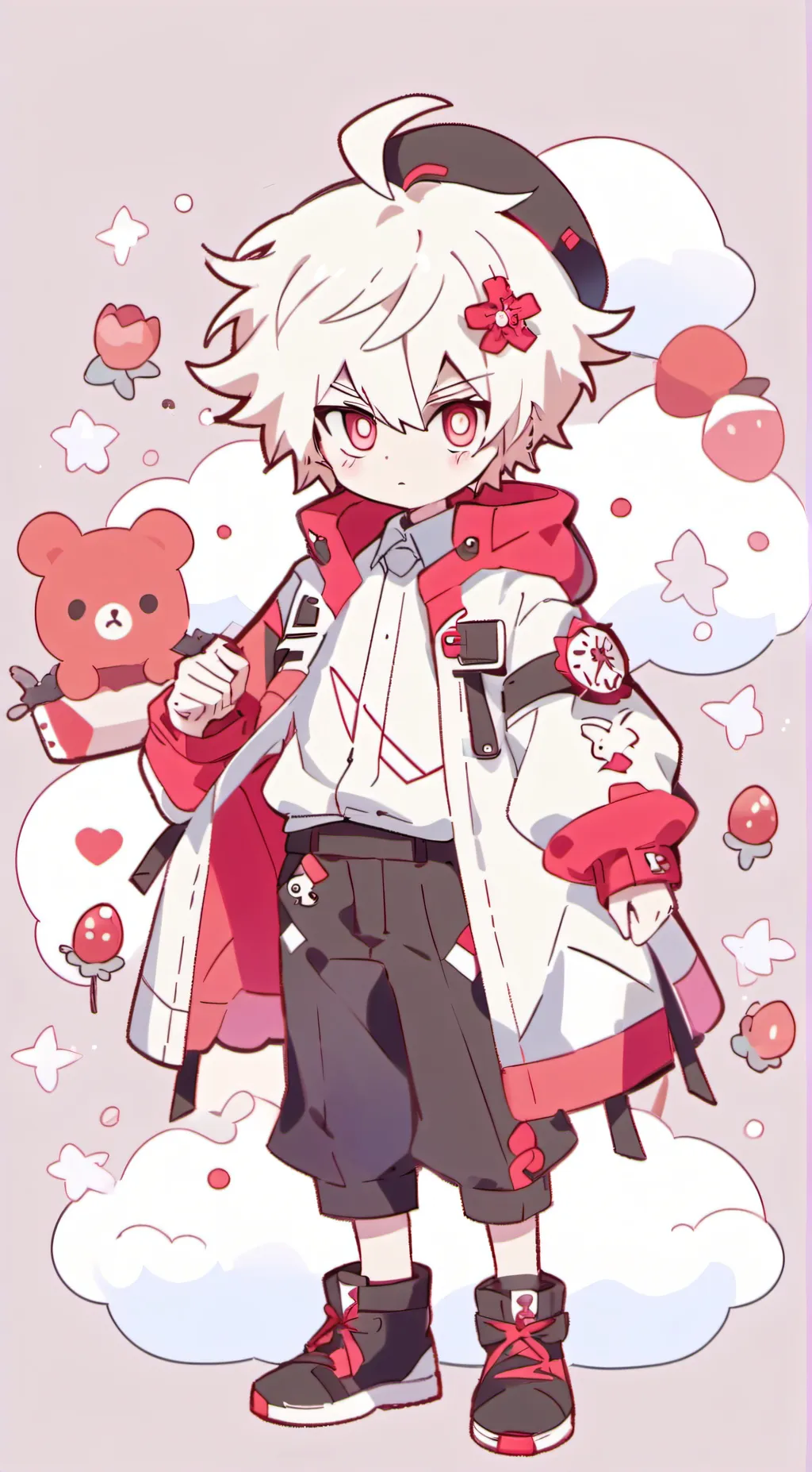 ai character: bakugo katsuki background
