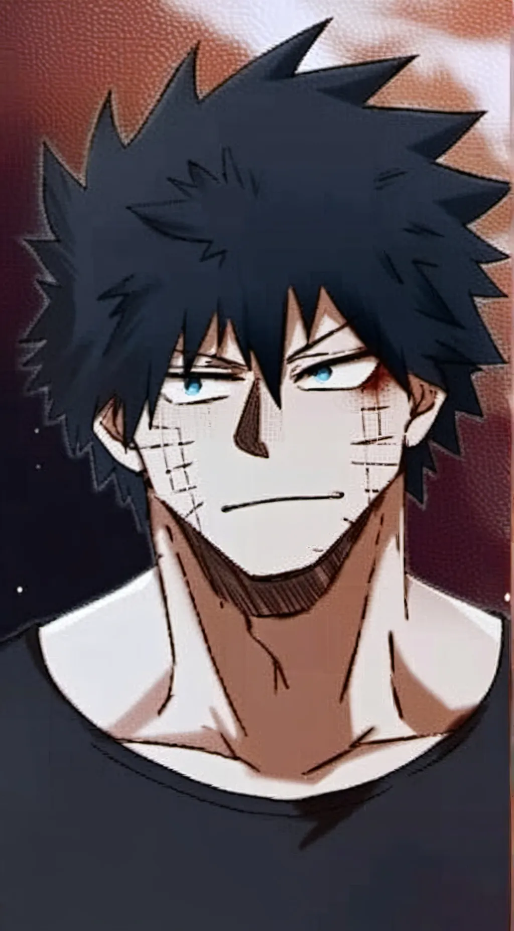 ai character: touya/dabi background