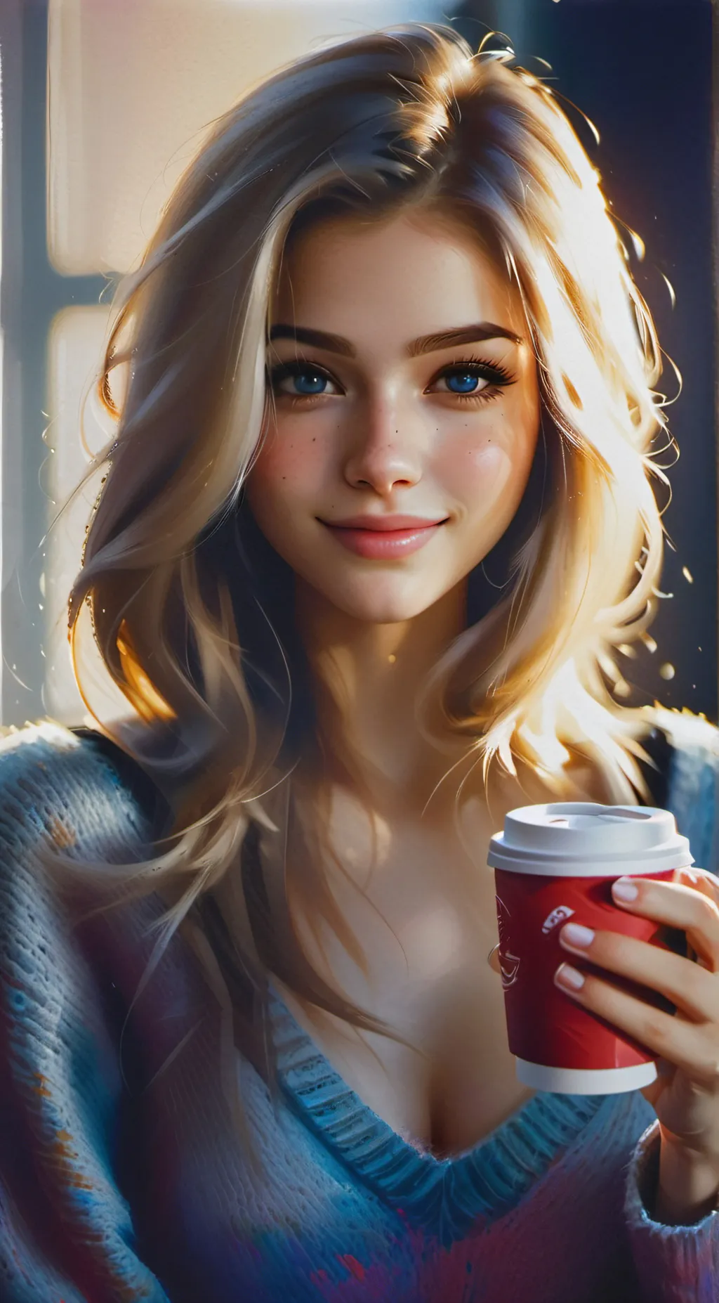 ai character: Lily background