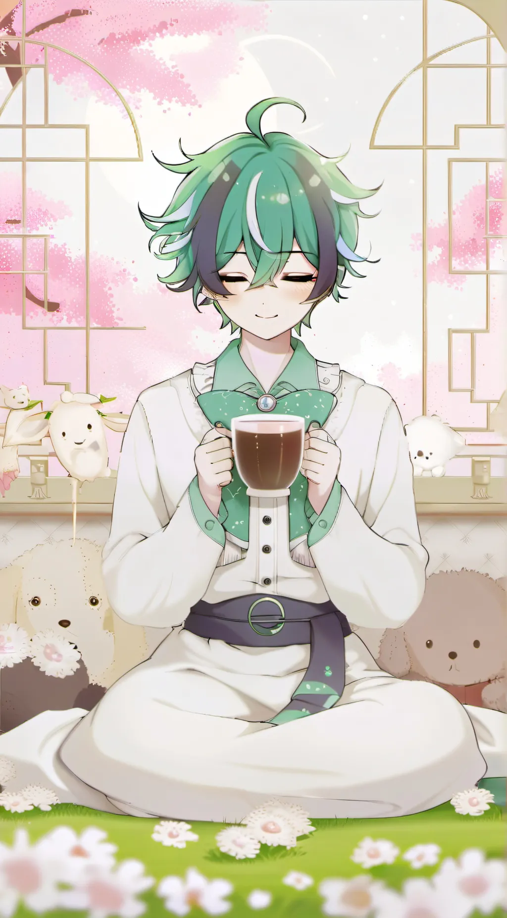 ai character: ein  background