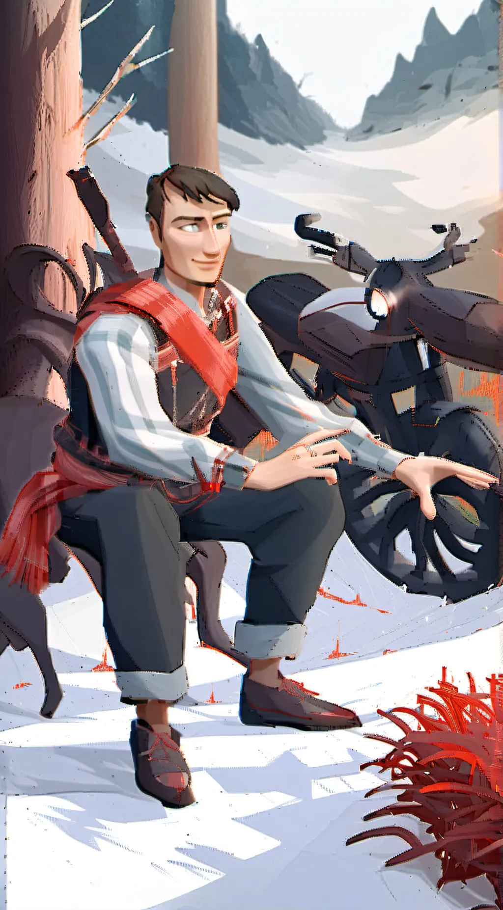 ai character: Connor fandb background