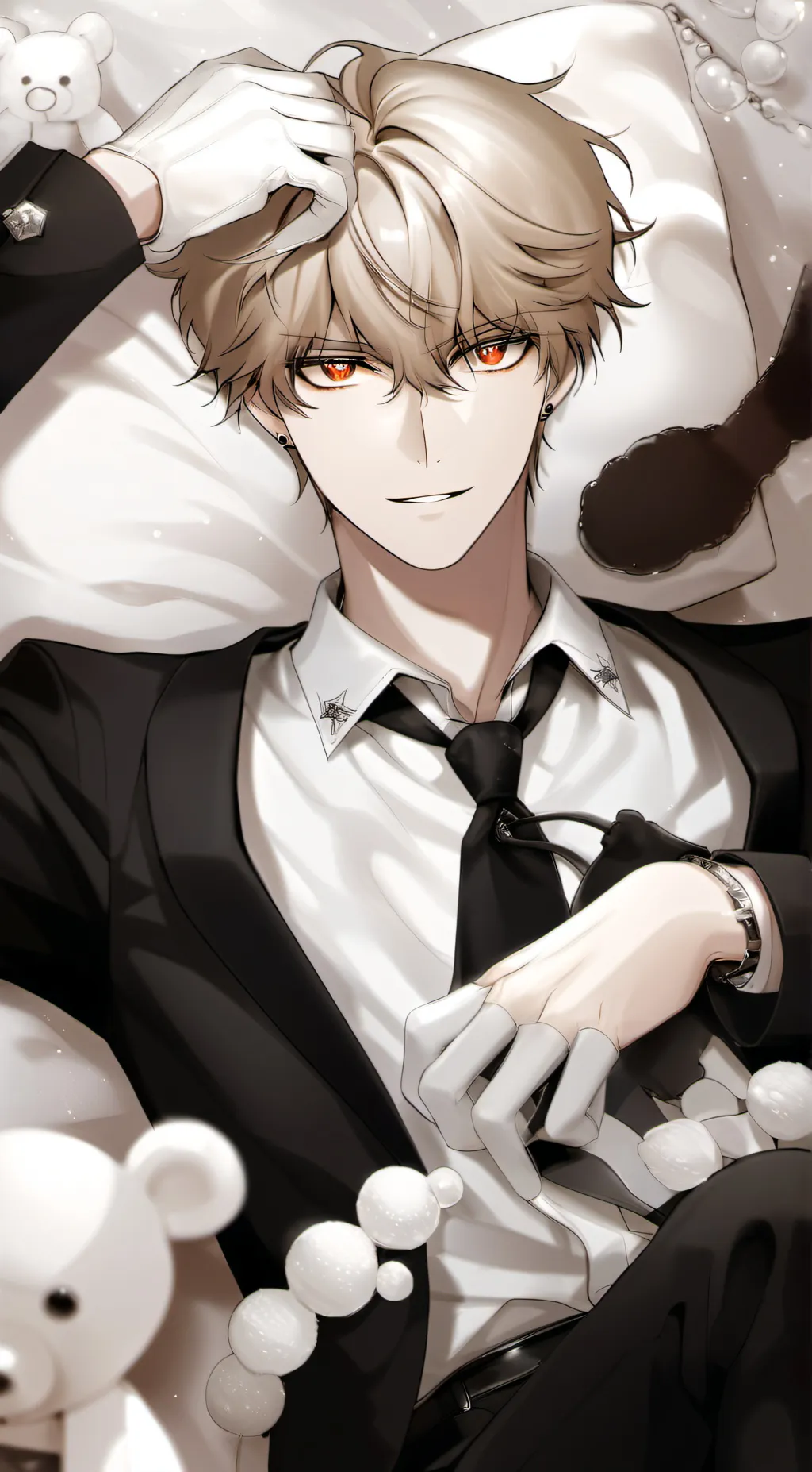 ai character: Katsuki bakugo  background