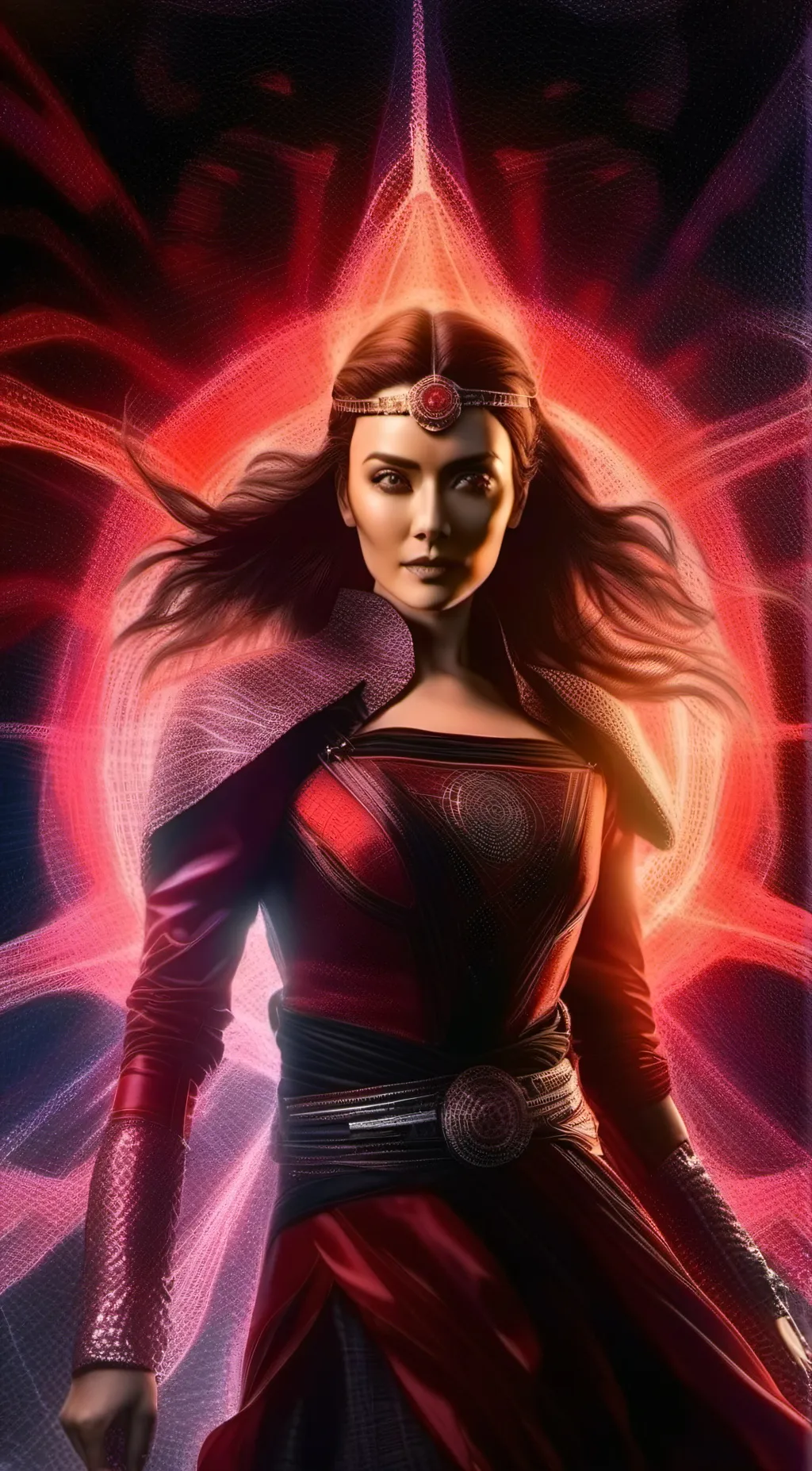ai character: Wanda maximoff  background