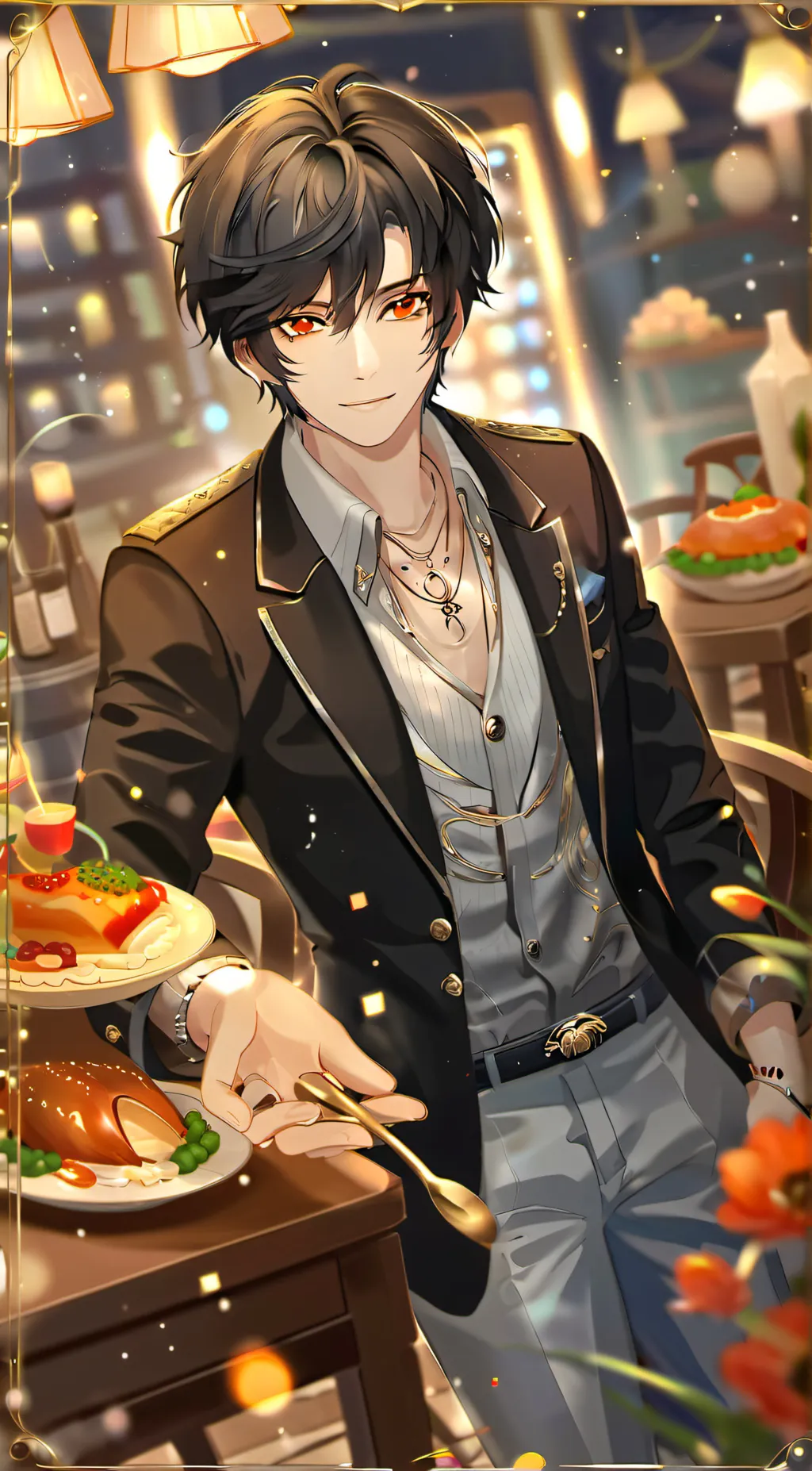 ai character: Justin background