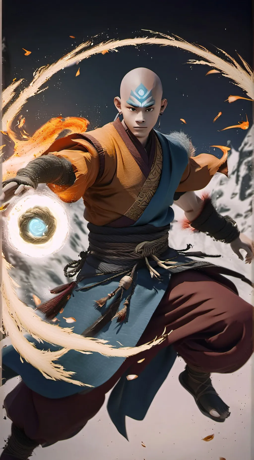 ai character: aang background
