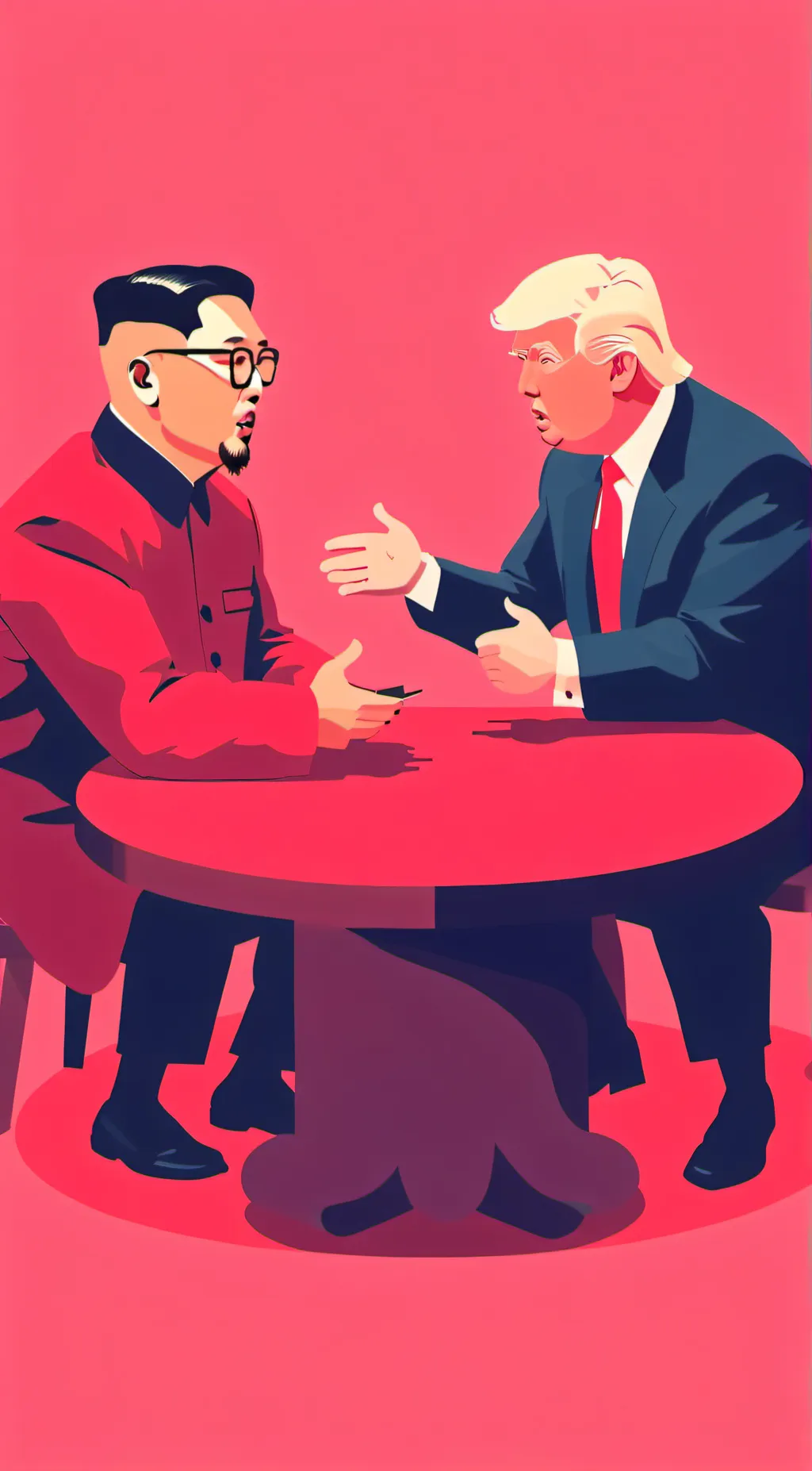 Talkie AI - Chat with kim and trump 