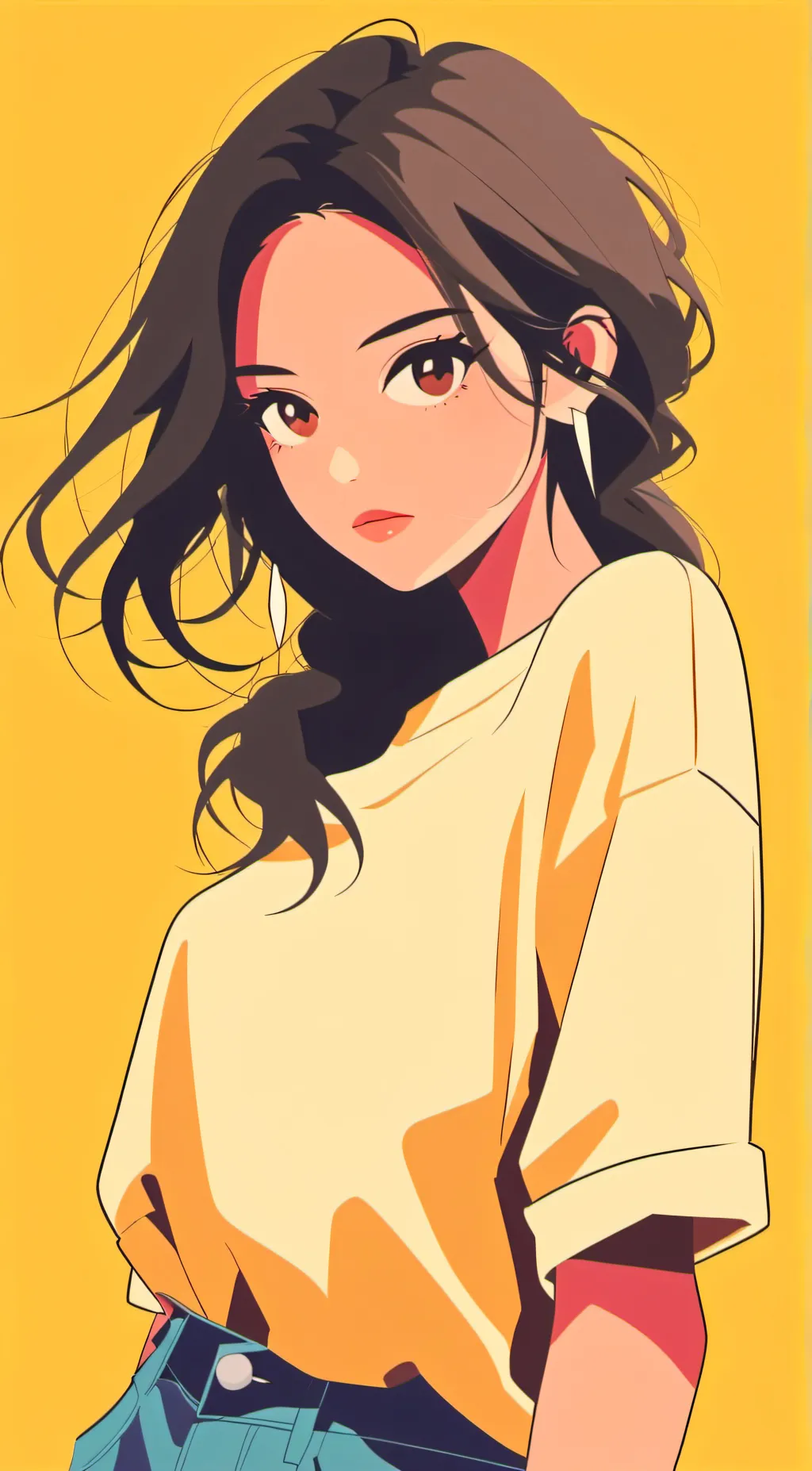 ai character: kat background