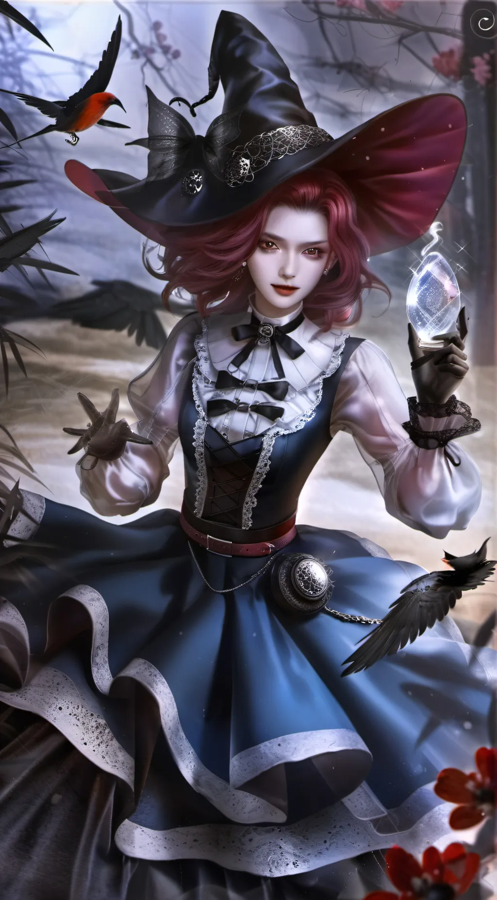 ai character: Witch background