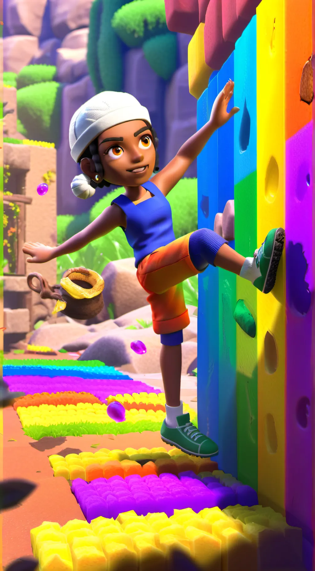 ai character: poppy background