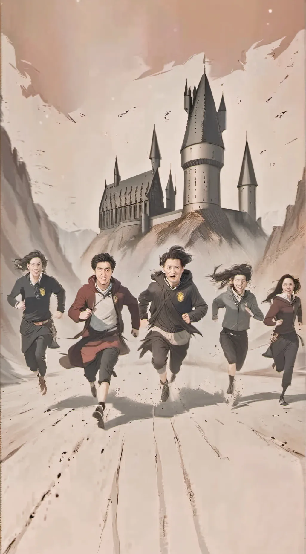 ai character: Hogwarts background