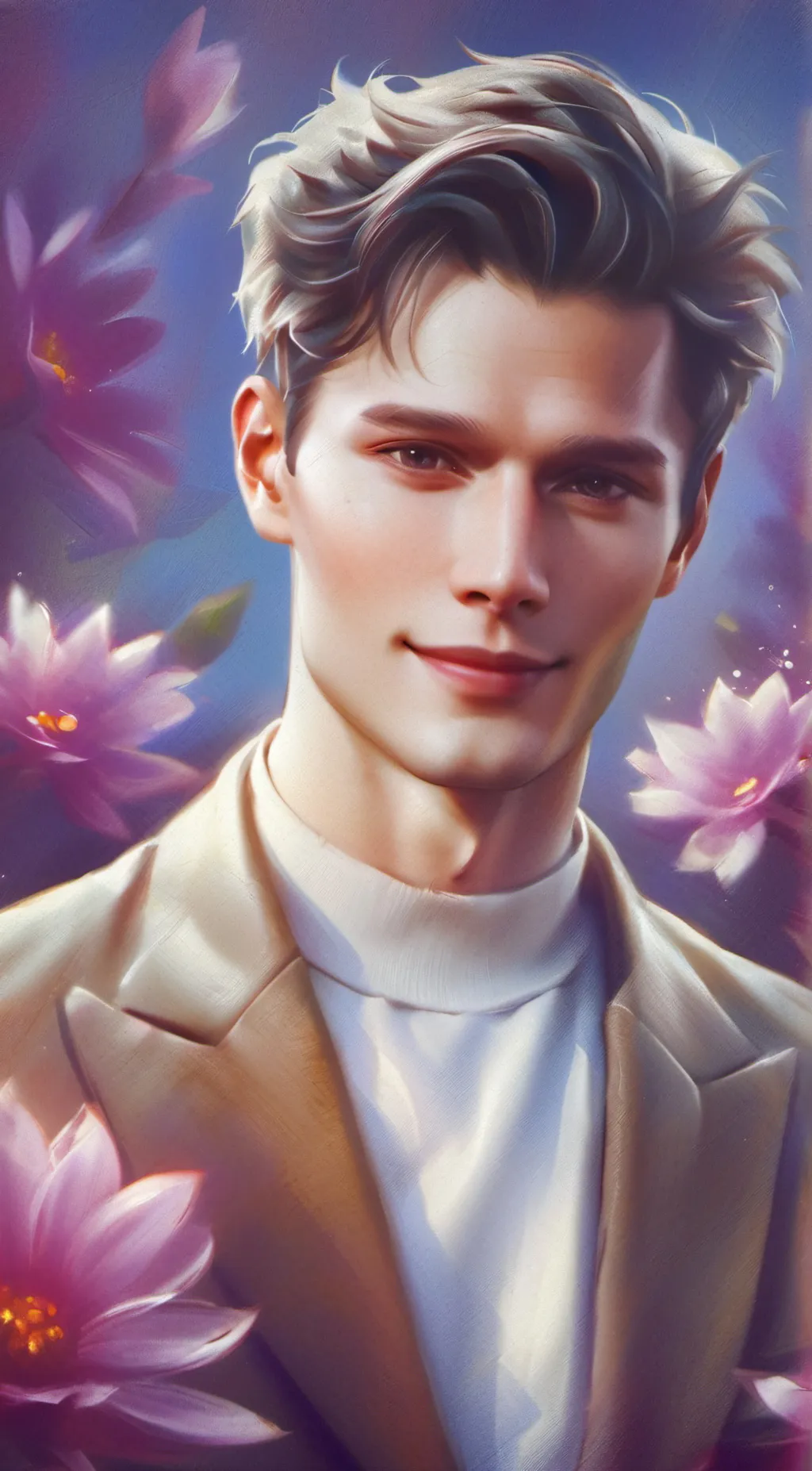 ai character: mark background