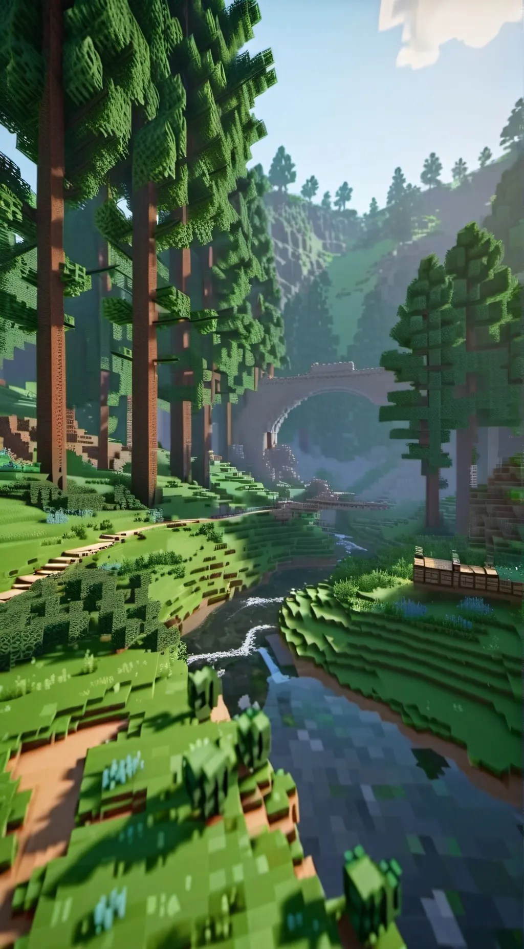 ai character: MINECRAFT background