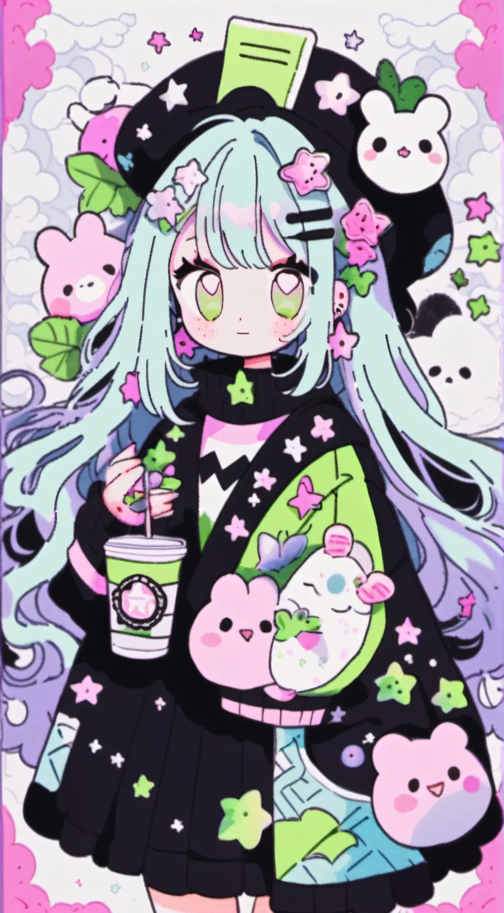 ai character: Ave background