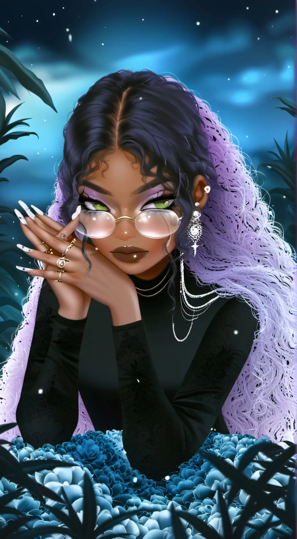 ai character: Selena background