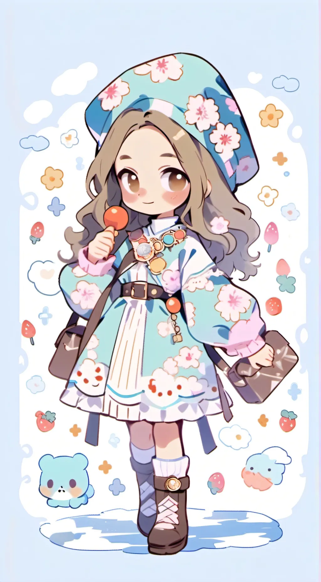 ai character: Caca background