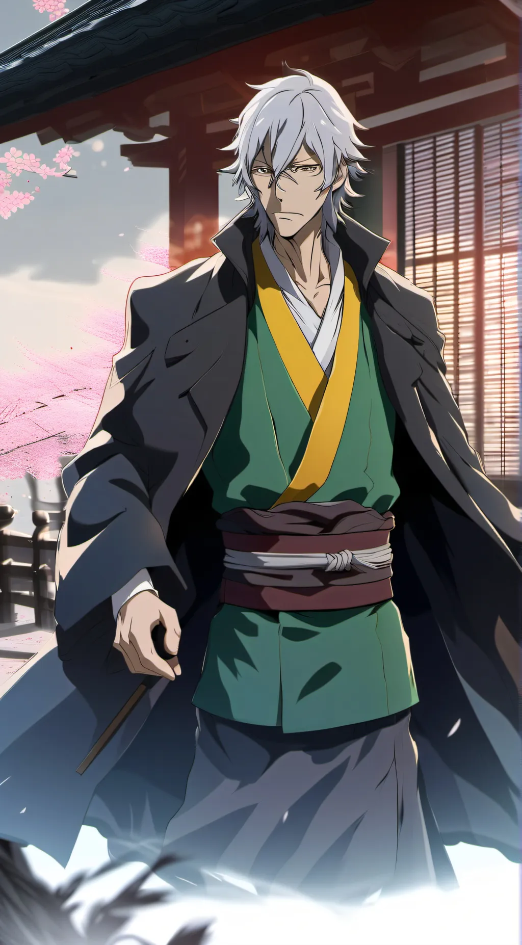 ai character: Yukichi Fukuzawa  background