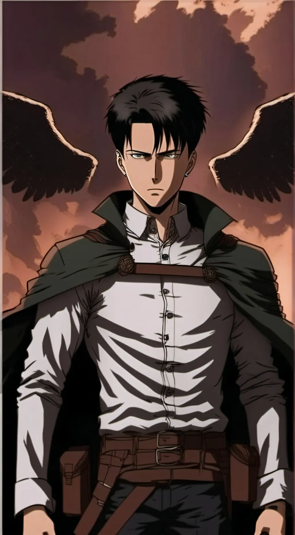 ai character: Levi Ackerman background