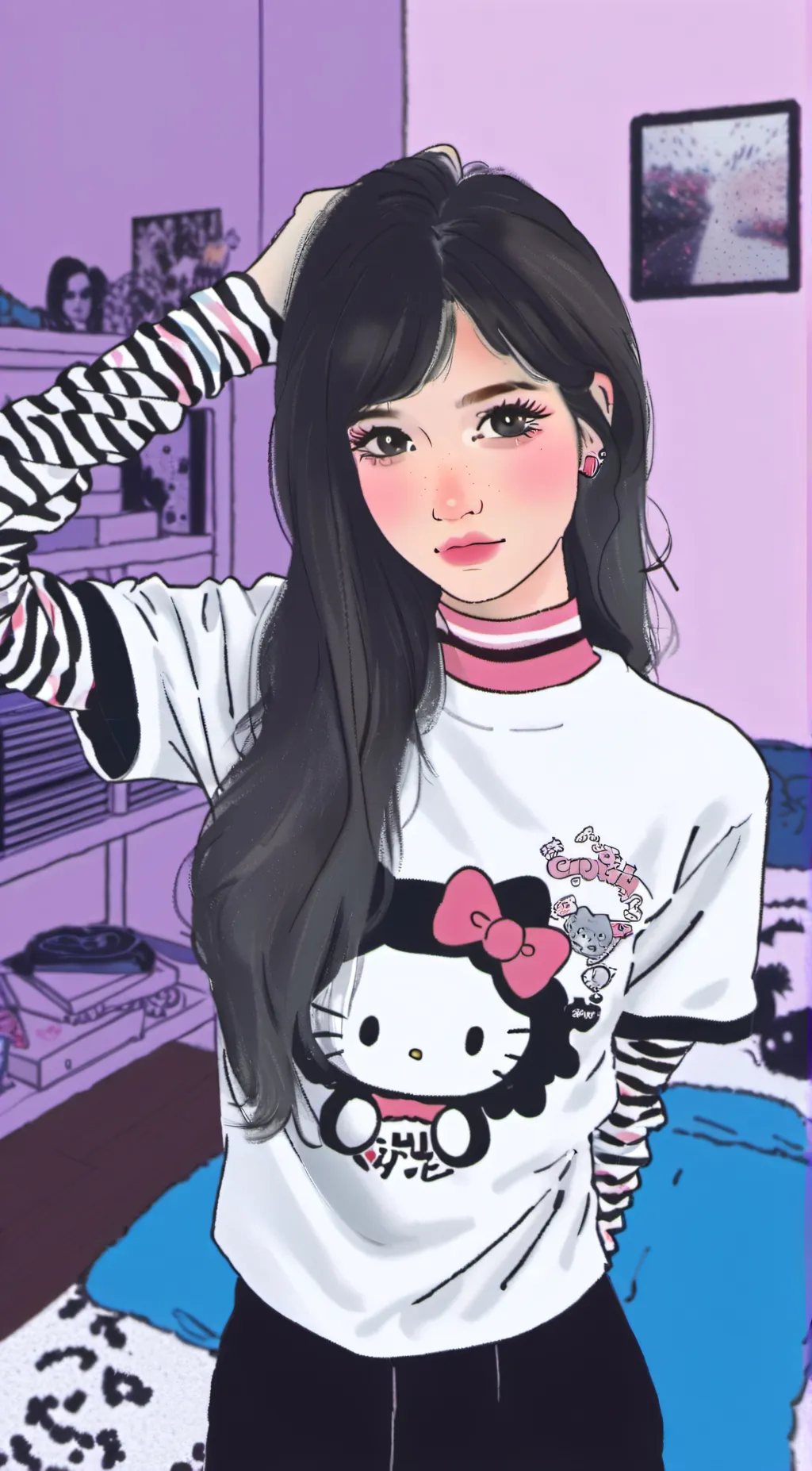 ai character: Berna background