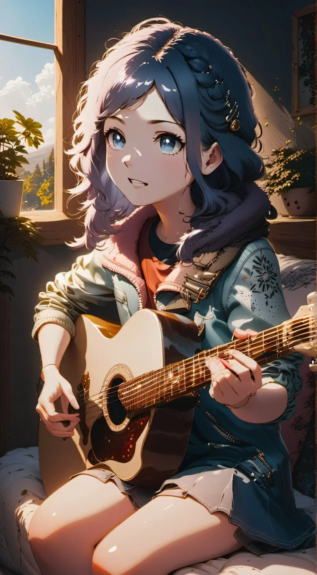 ai character: Ichika Hoshino background