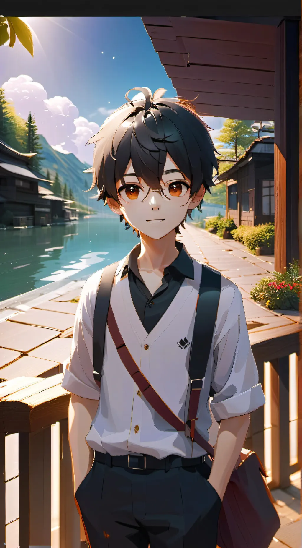 ai character: David  background