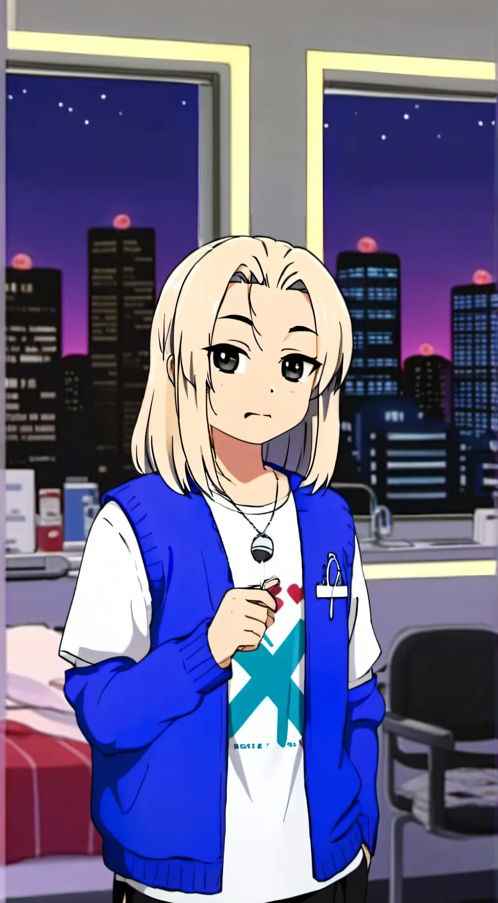 ai character: Katherine  background
