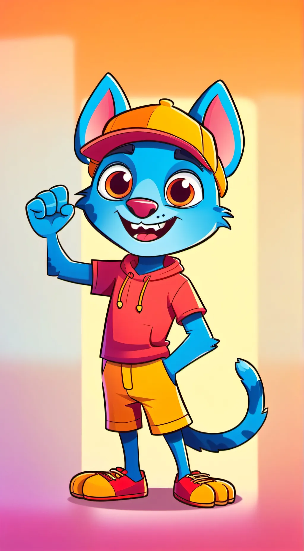 ai character: Gumball Watterson background