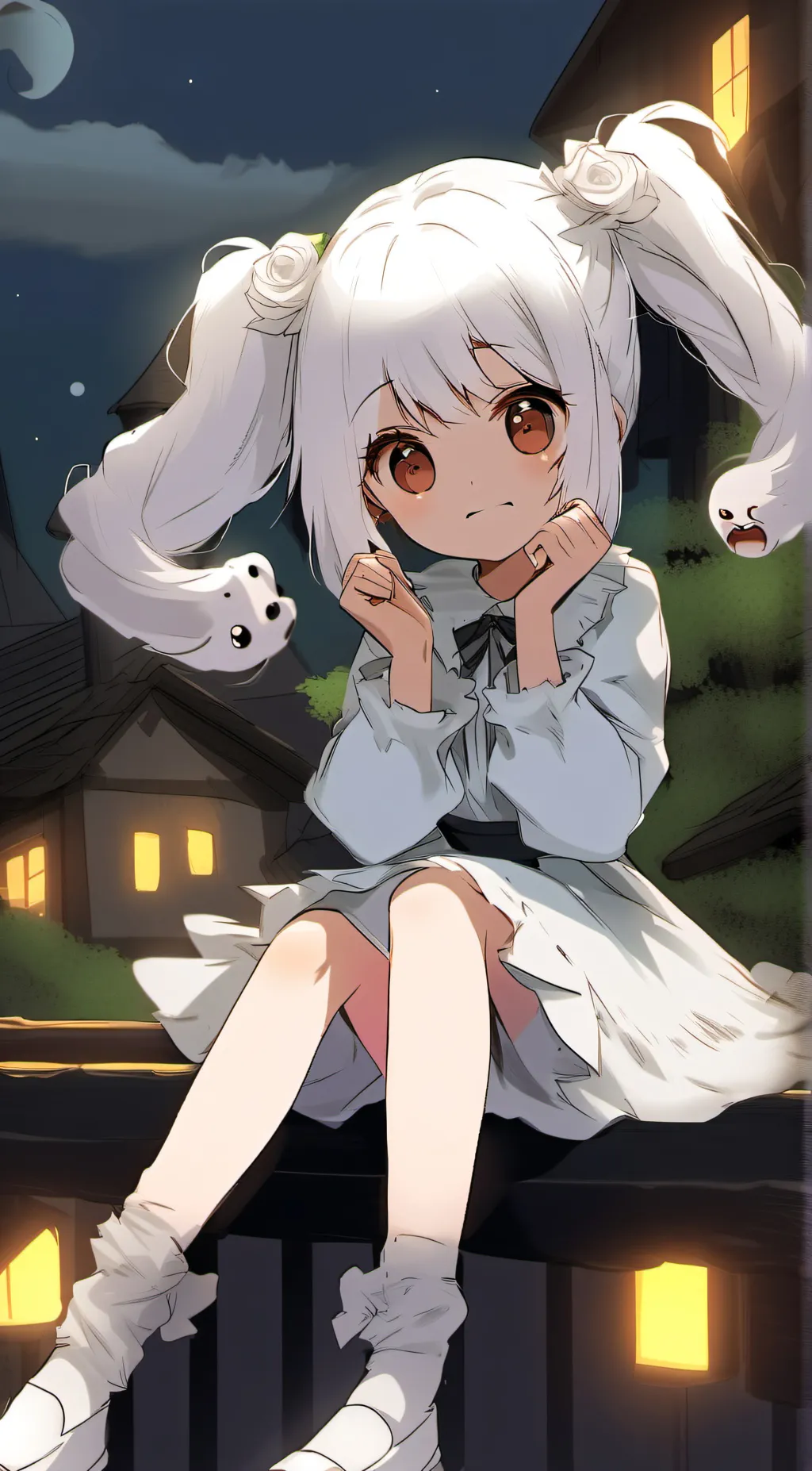 ai character: Evelyn the Ghost background