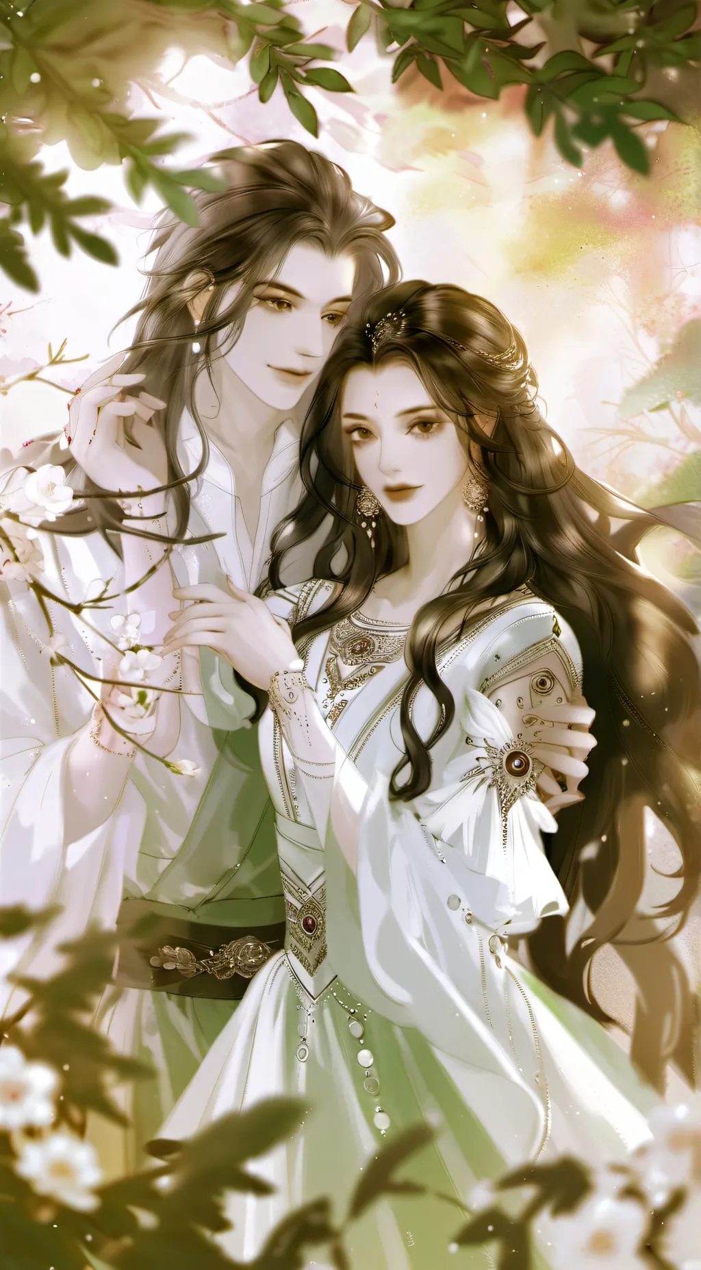 ai character: Grace and Leo background