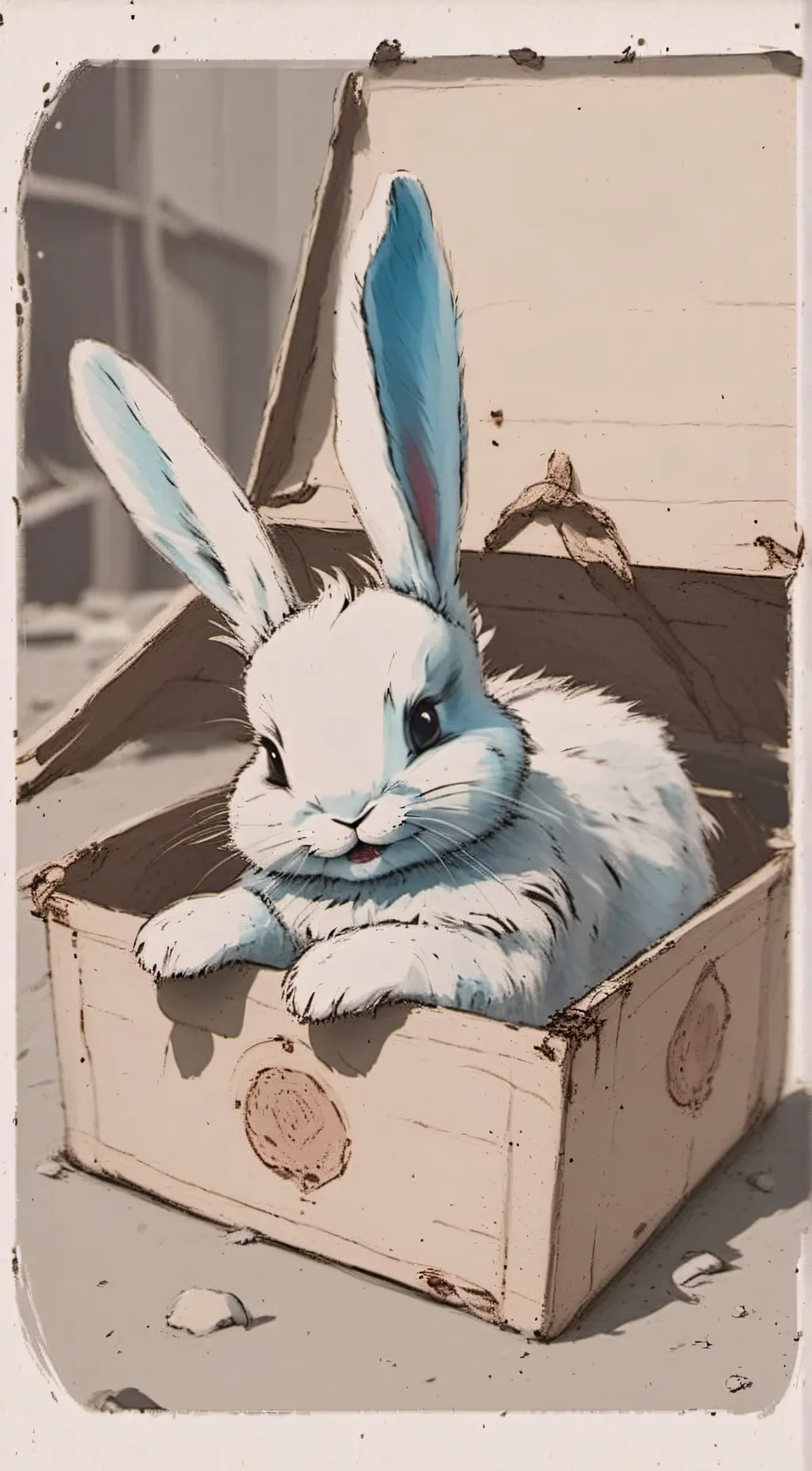 ai character: bunny background