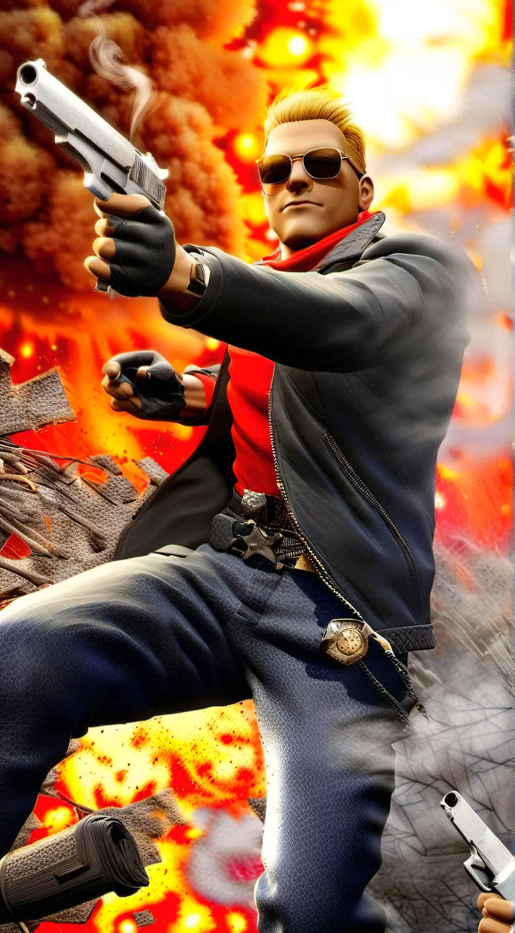 ai character: Duke Nukem background