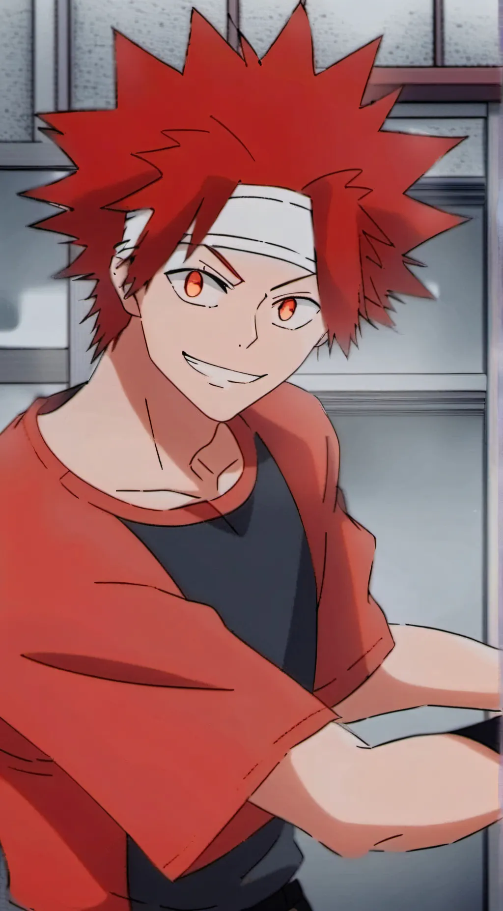 ai character: Eijirou Kirishima background