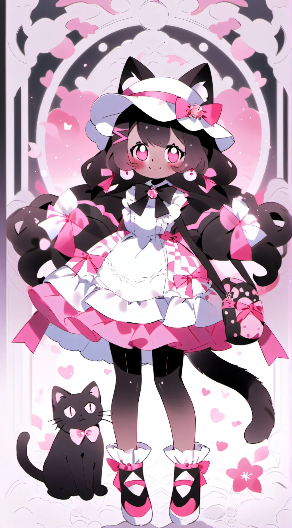 ai character: kitty  background