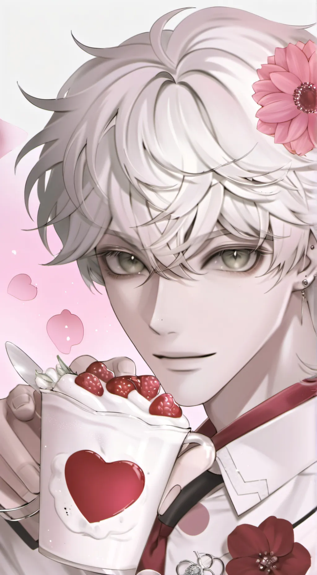 ai character: Christmas bakugo background