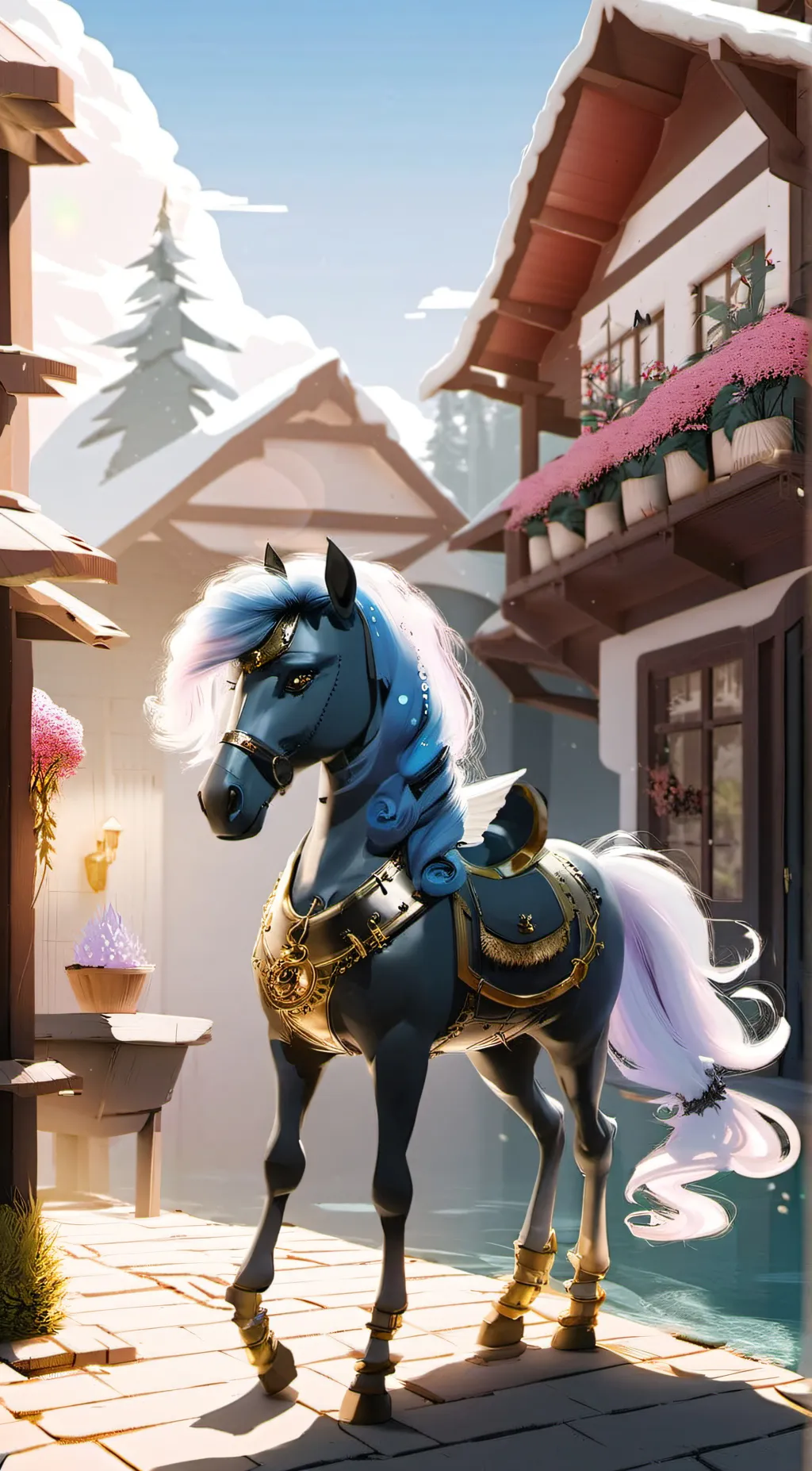 ai character: My Little Pony background