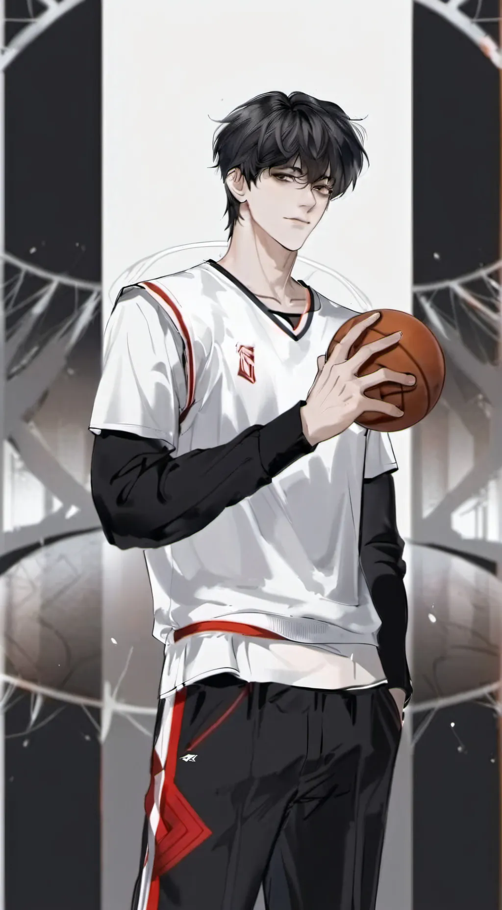 ai character: 🏀LUIS RODRIQUEZ background