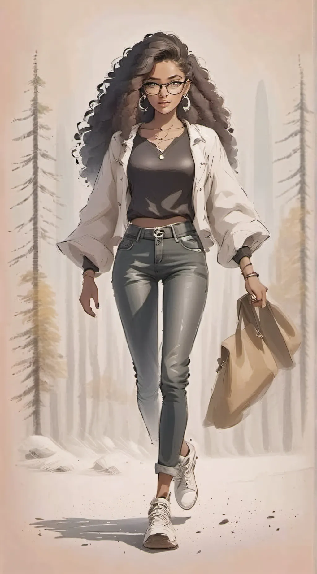 ai character: Sky background