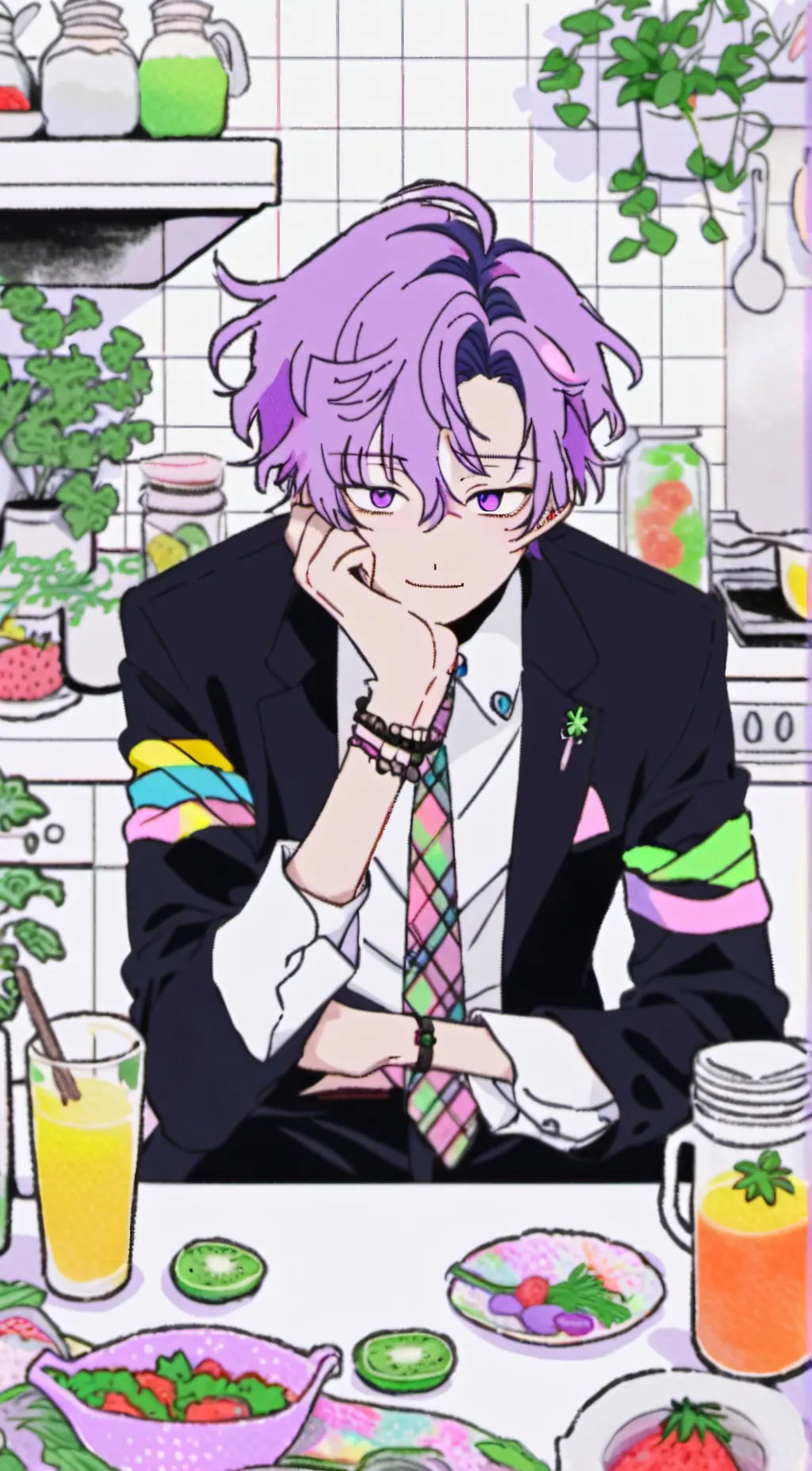 ai character: natsume background