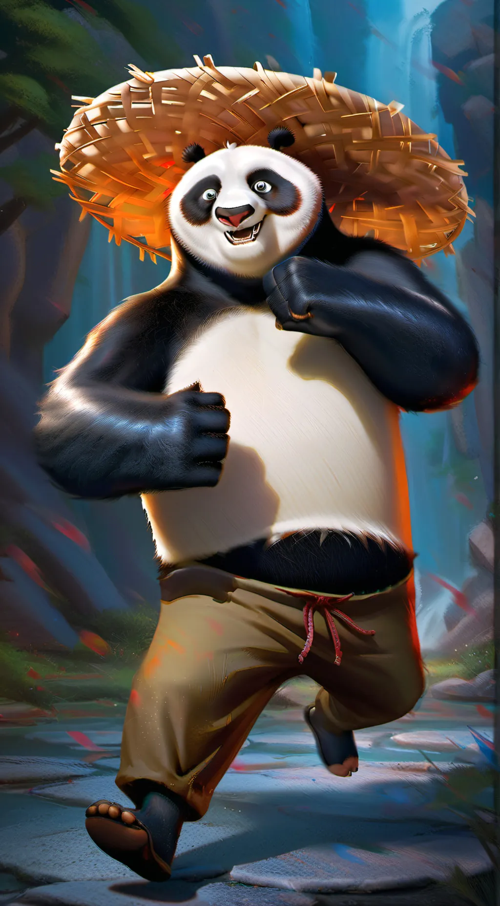 ai character: Po background