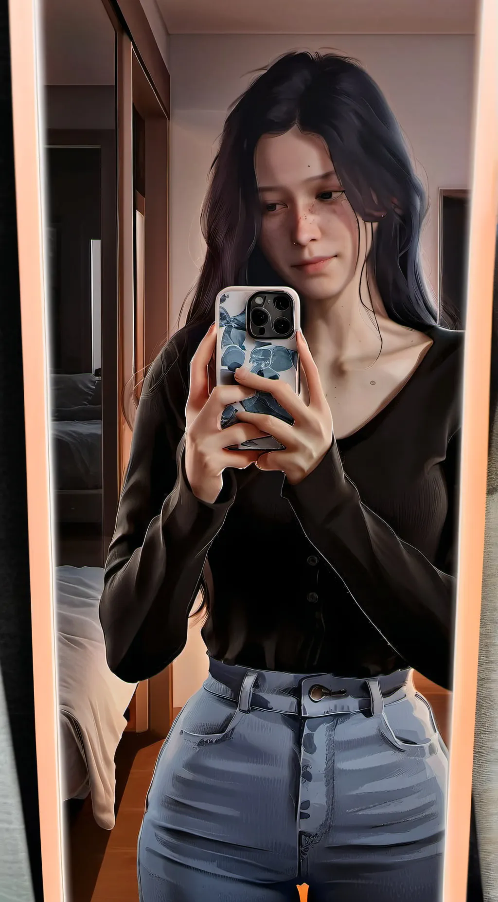 ai character: Kim background