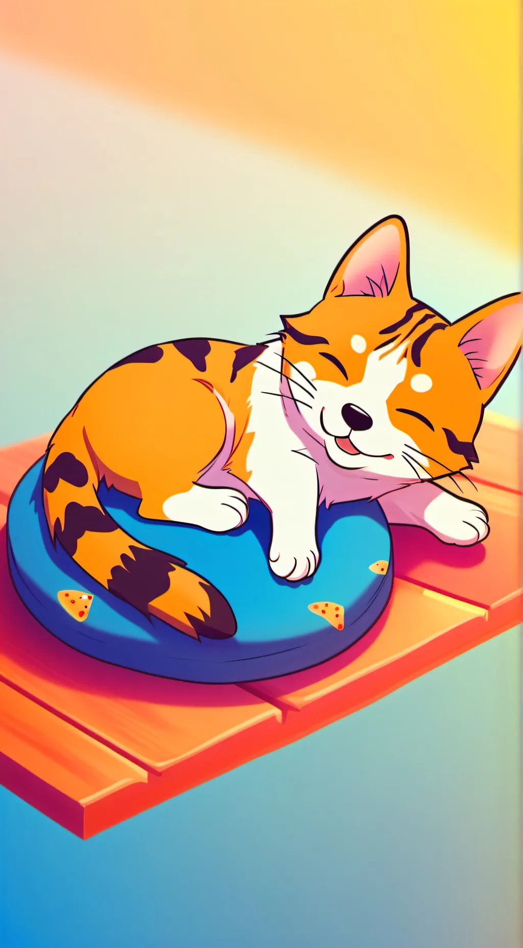 ai character: homeless dogday  background