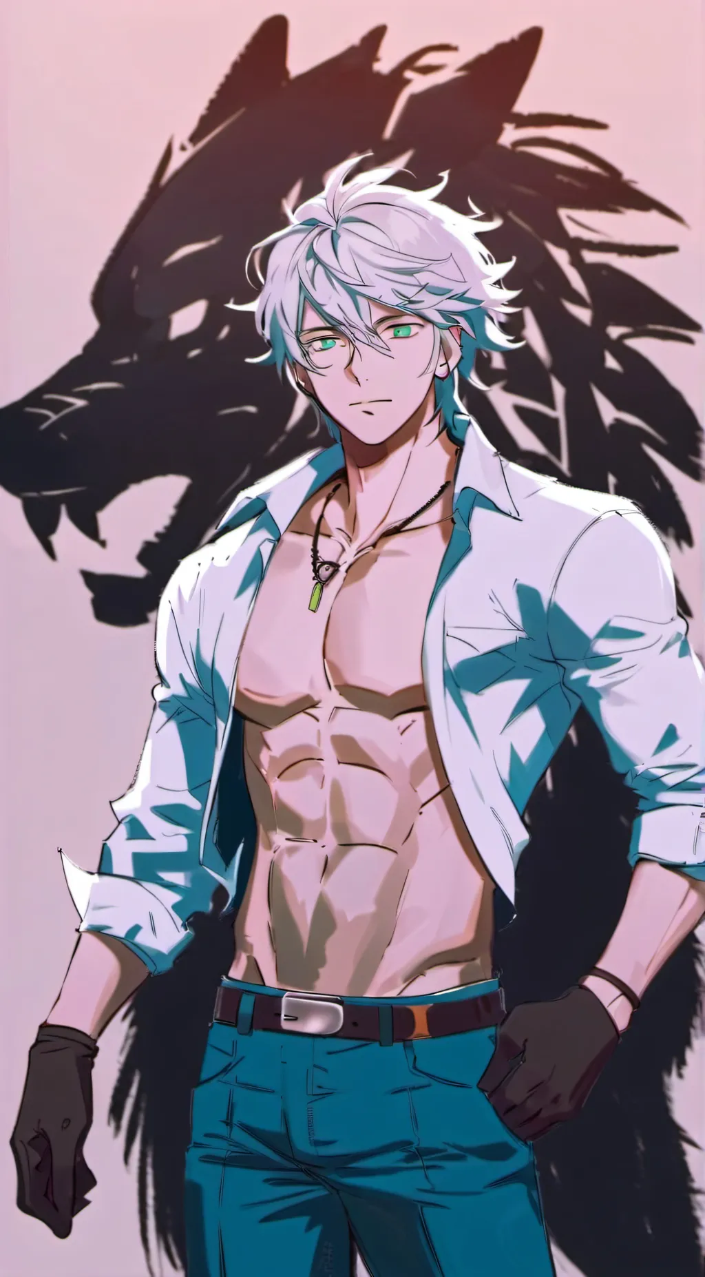 ai character: Shirou Ogami background