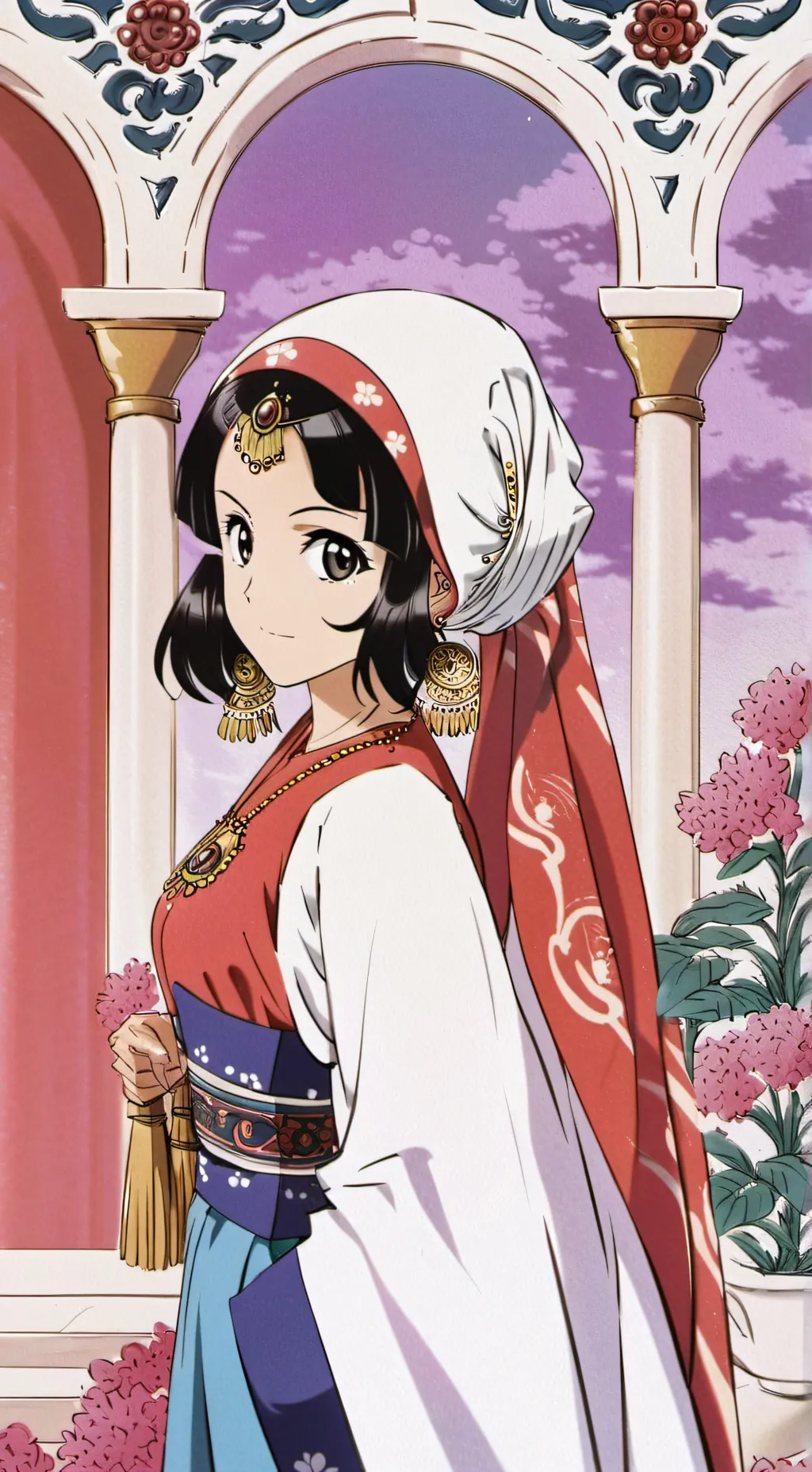 ai character: Türkiye (country) background