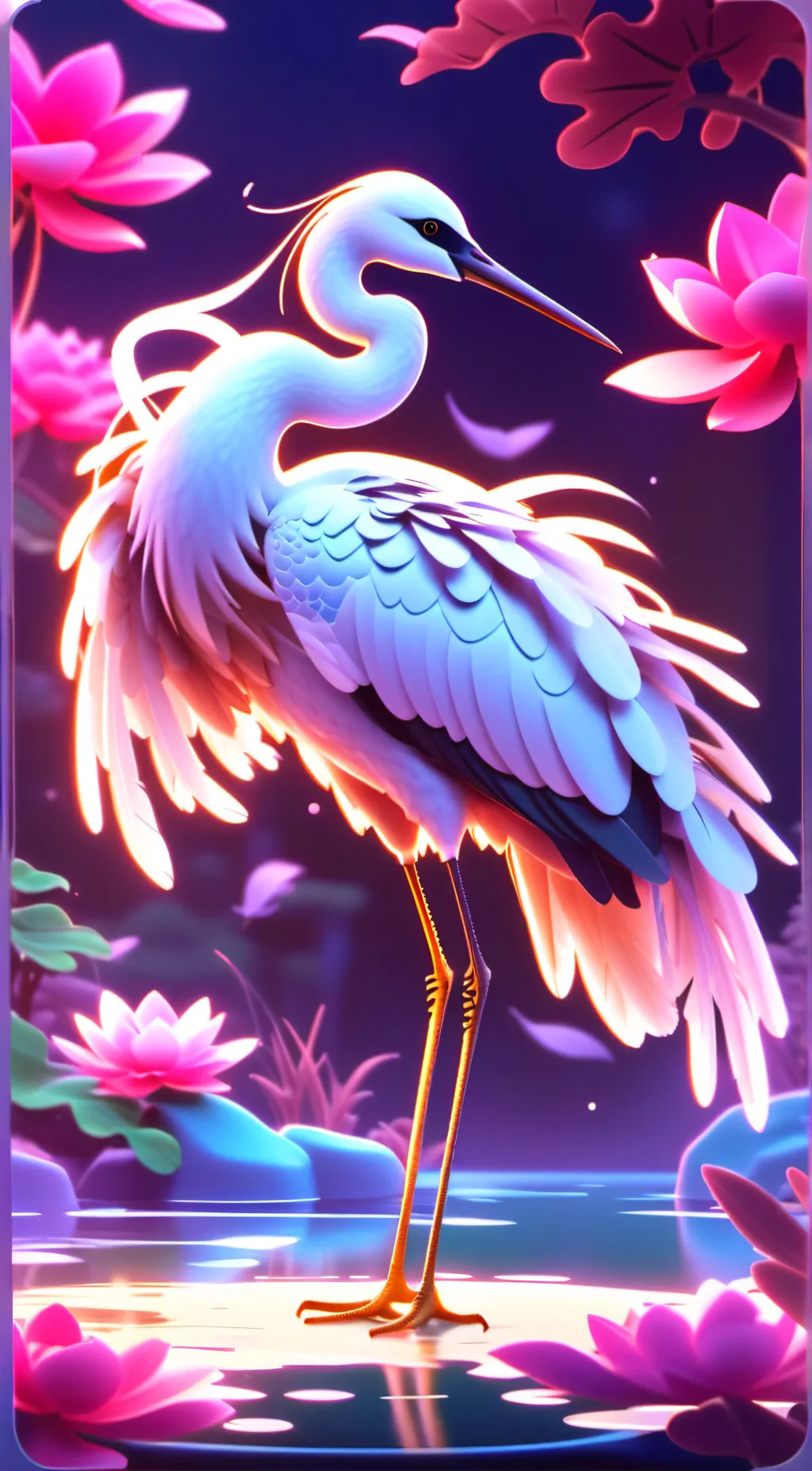 ai character: Ripple background